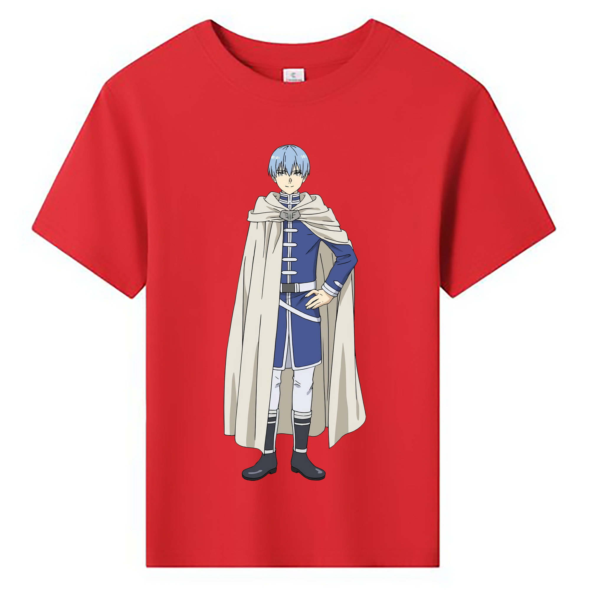 （画像用） 葬送のフリーレン Frieren 綿100％キッズTシャツ（フロントプリント）