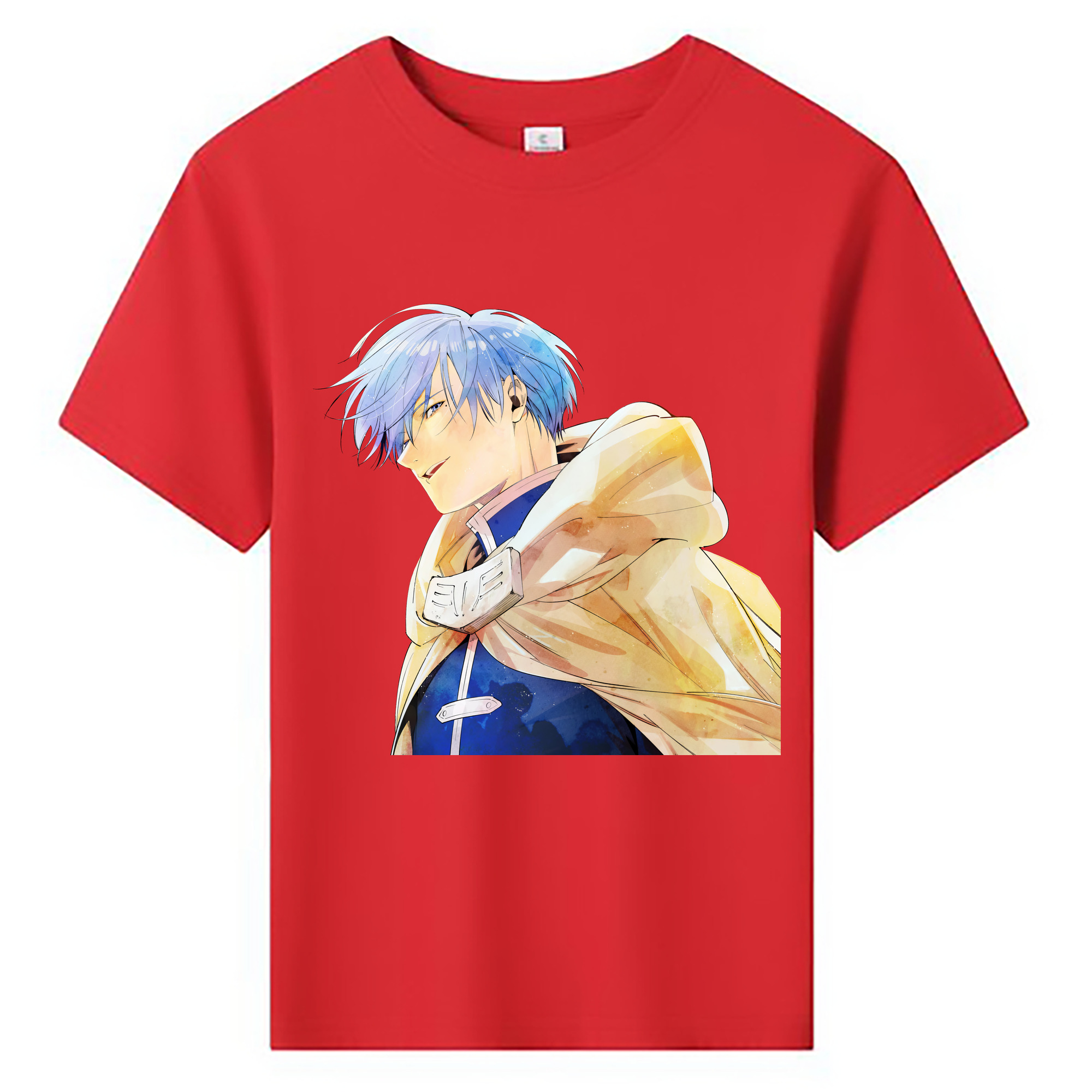 （画像用） 葬送のフリーレン Frieren 綿100％キッズTシャツ（フロントプリント）