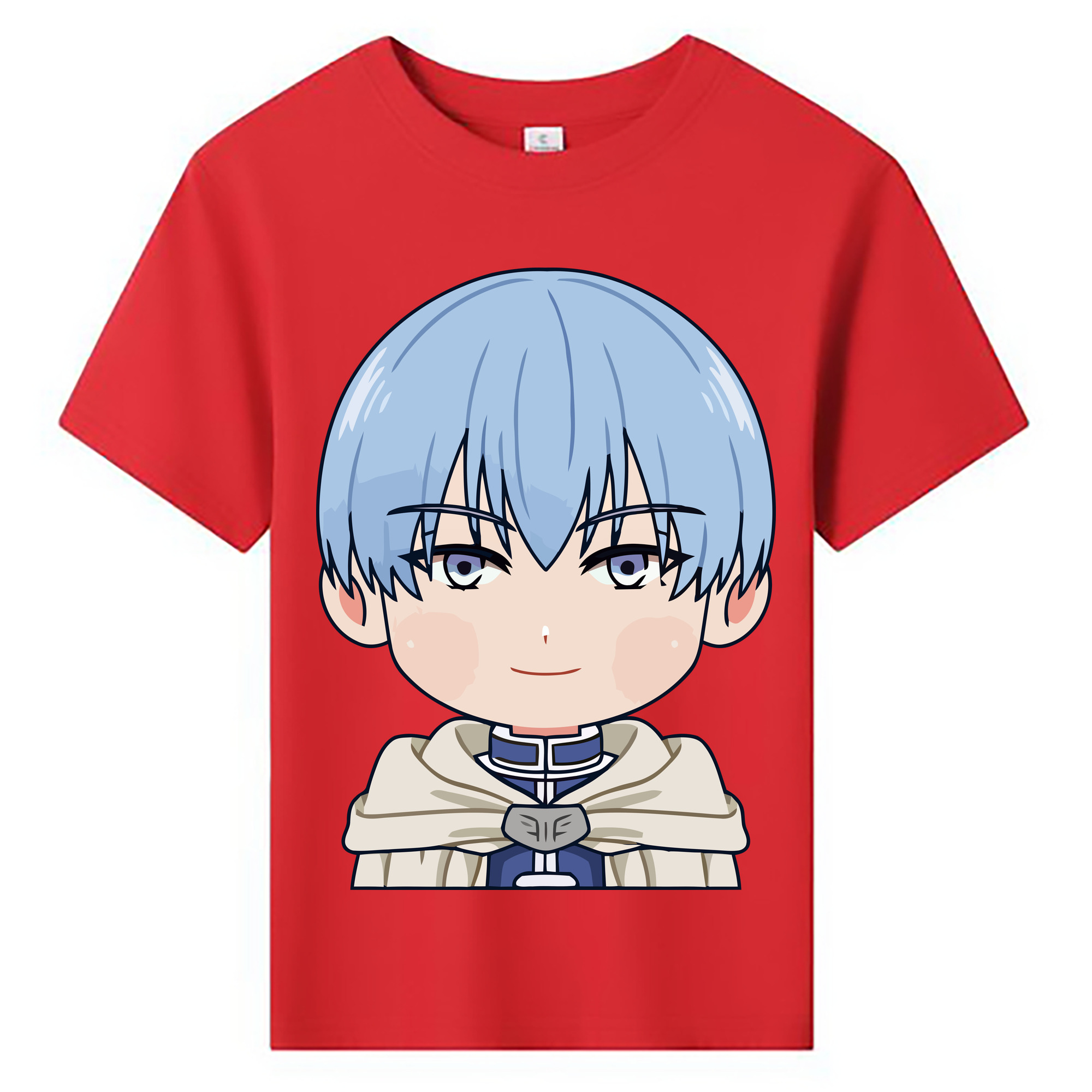 （画像用） 葬送のフリーレン Frieren 綿100％キッズTシャツ（フロントプリント）