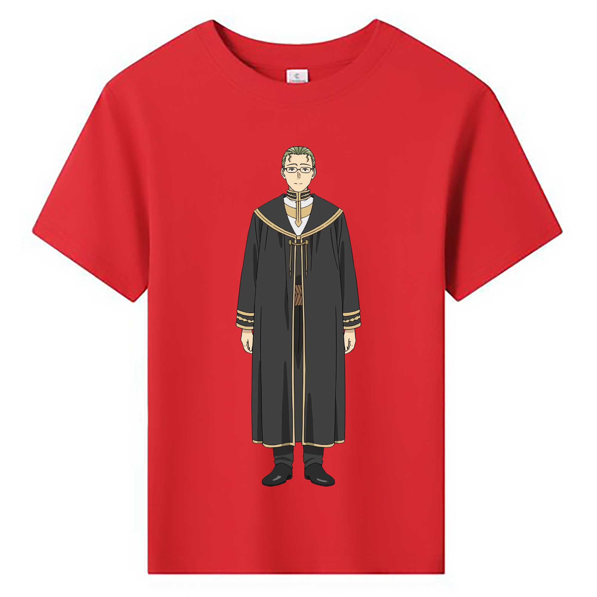 （画像用） 葬送のフリーレン Frieren 綿100％キッズTシャツ（フロントプリント）