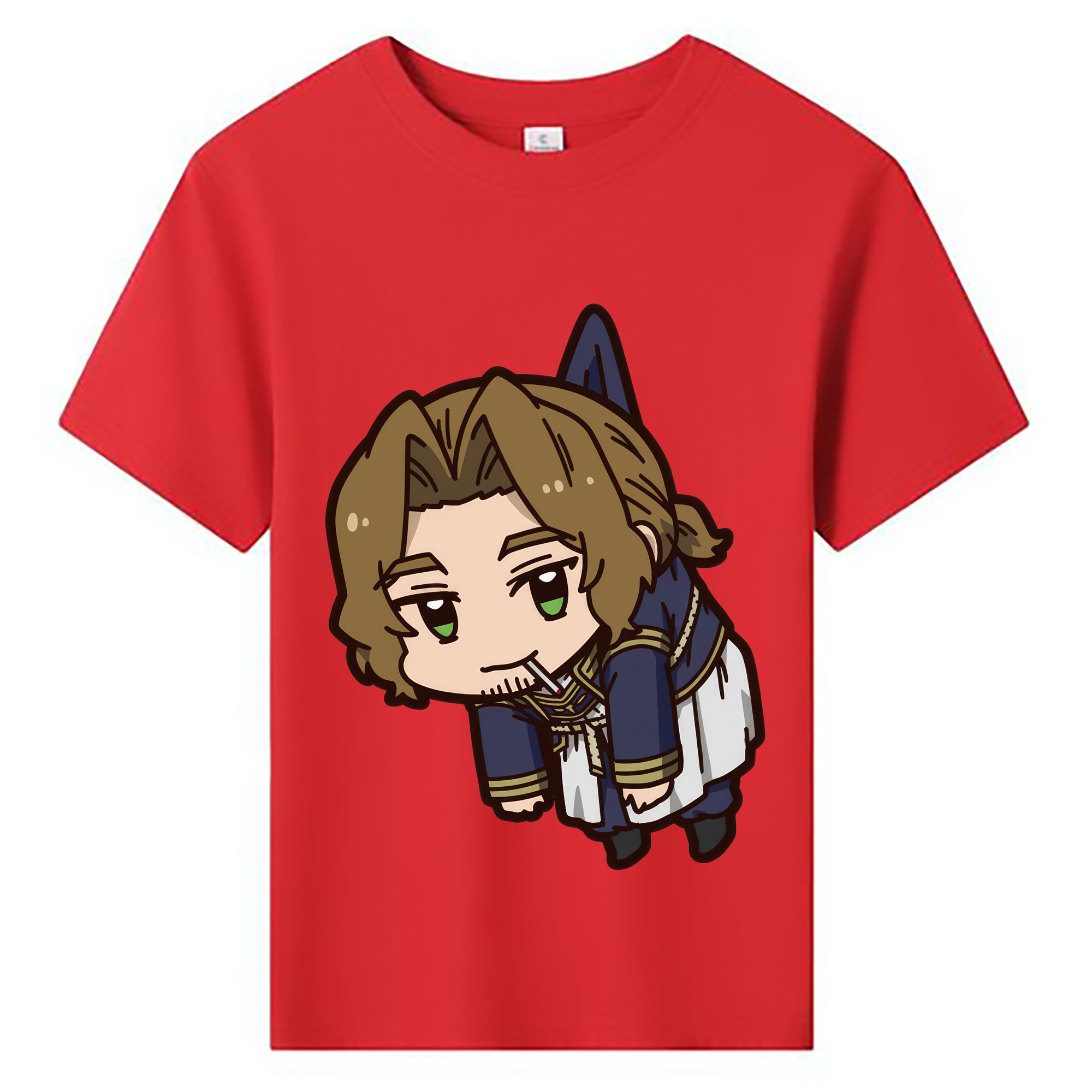 （画像用） 葬送のフリーレン Frieren 綿100％キッズTシャツ（フロントプリント）