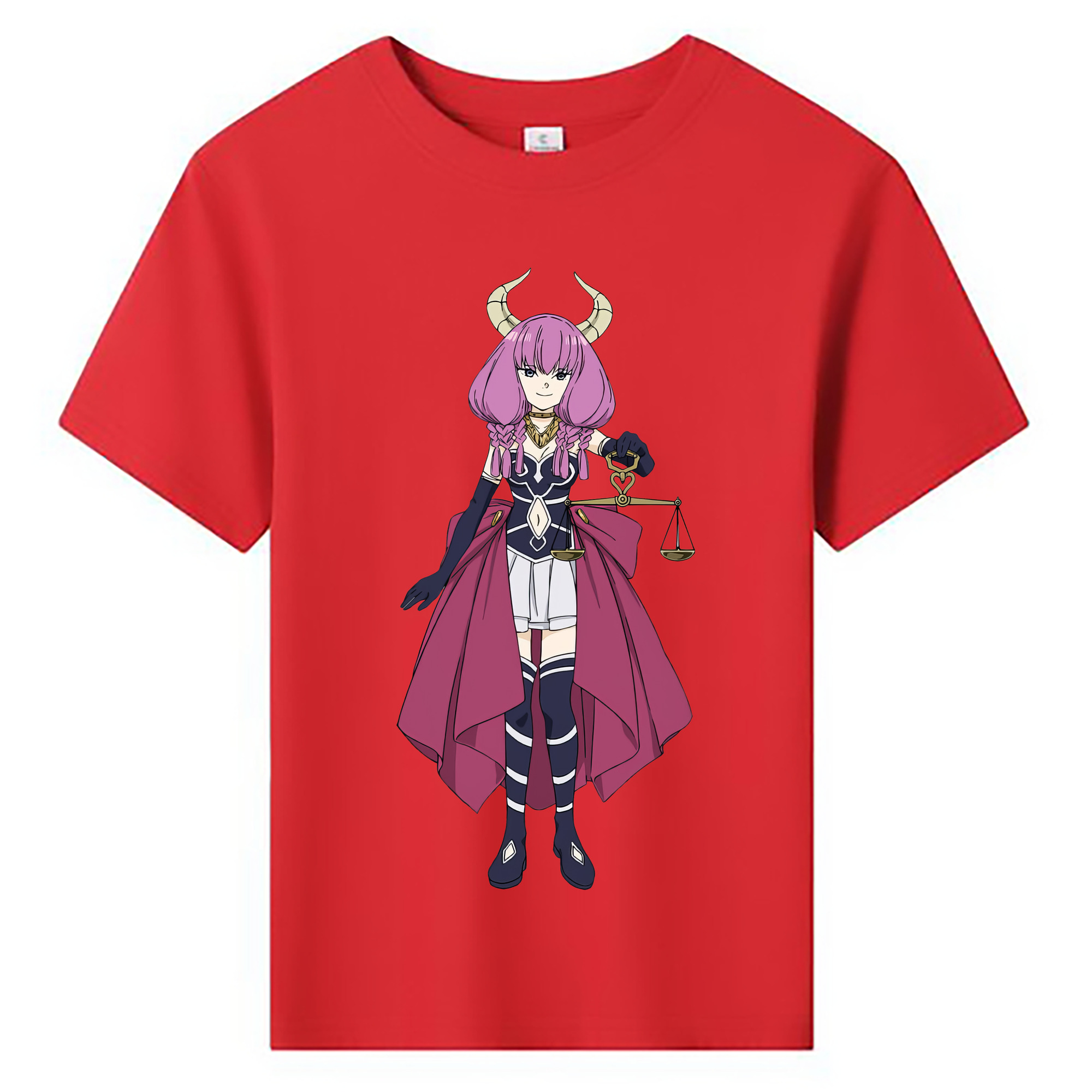 （画像用） 葬送のフリーレン Frieren 綿100％キッズTシャツ（フロントプリント）