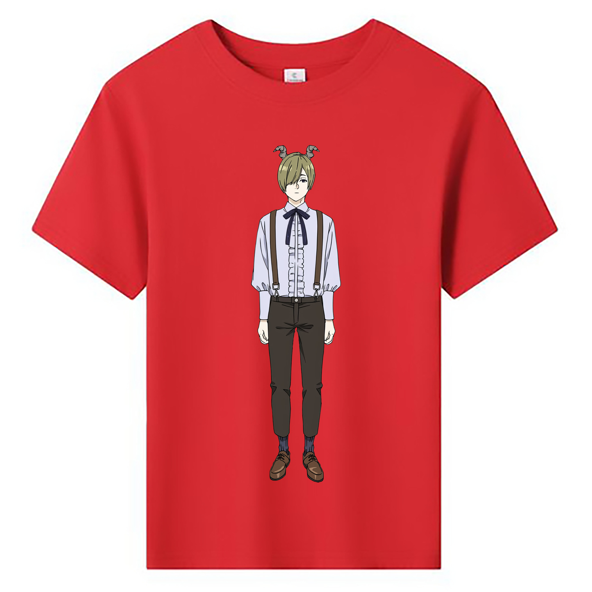 （画像用） 葬送のフリーレン Frieren 綿100％キッズTシャツ（フロントプリント）