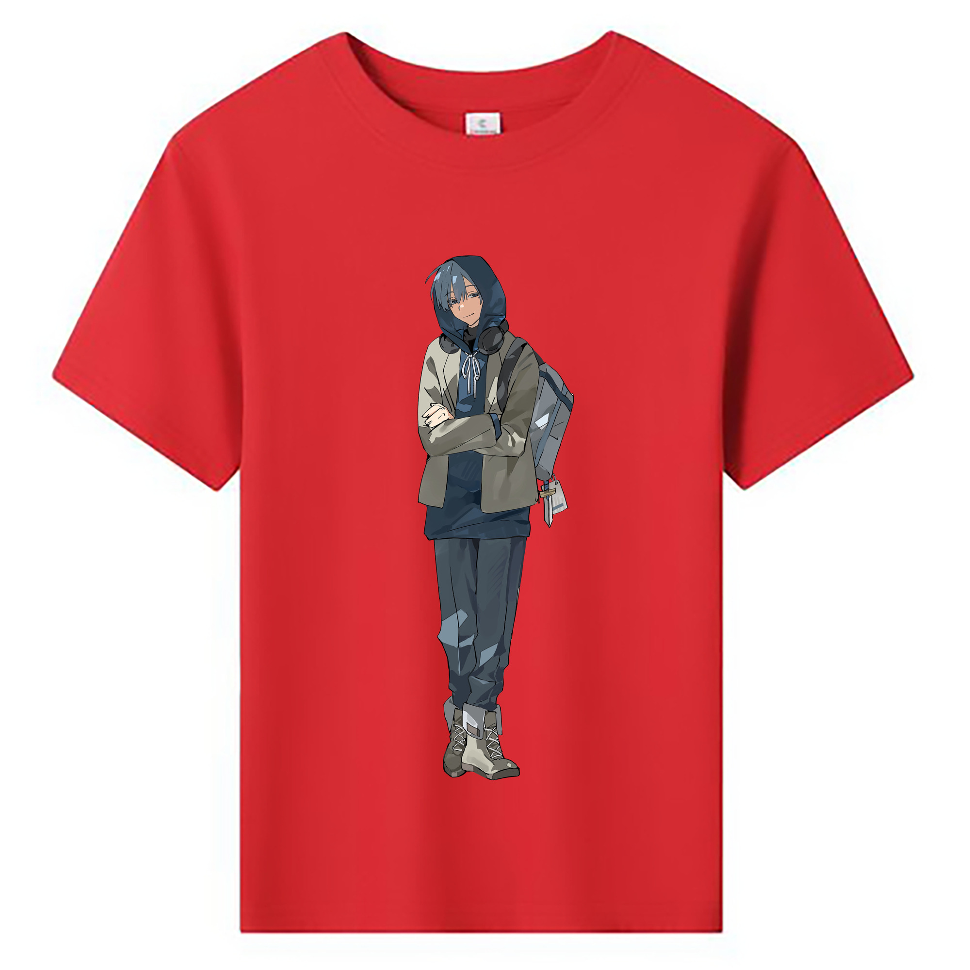 （画像用） 葬送のフリーレン Frieren 綿100％キッズTシャツ（フロントプリント）