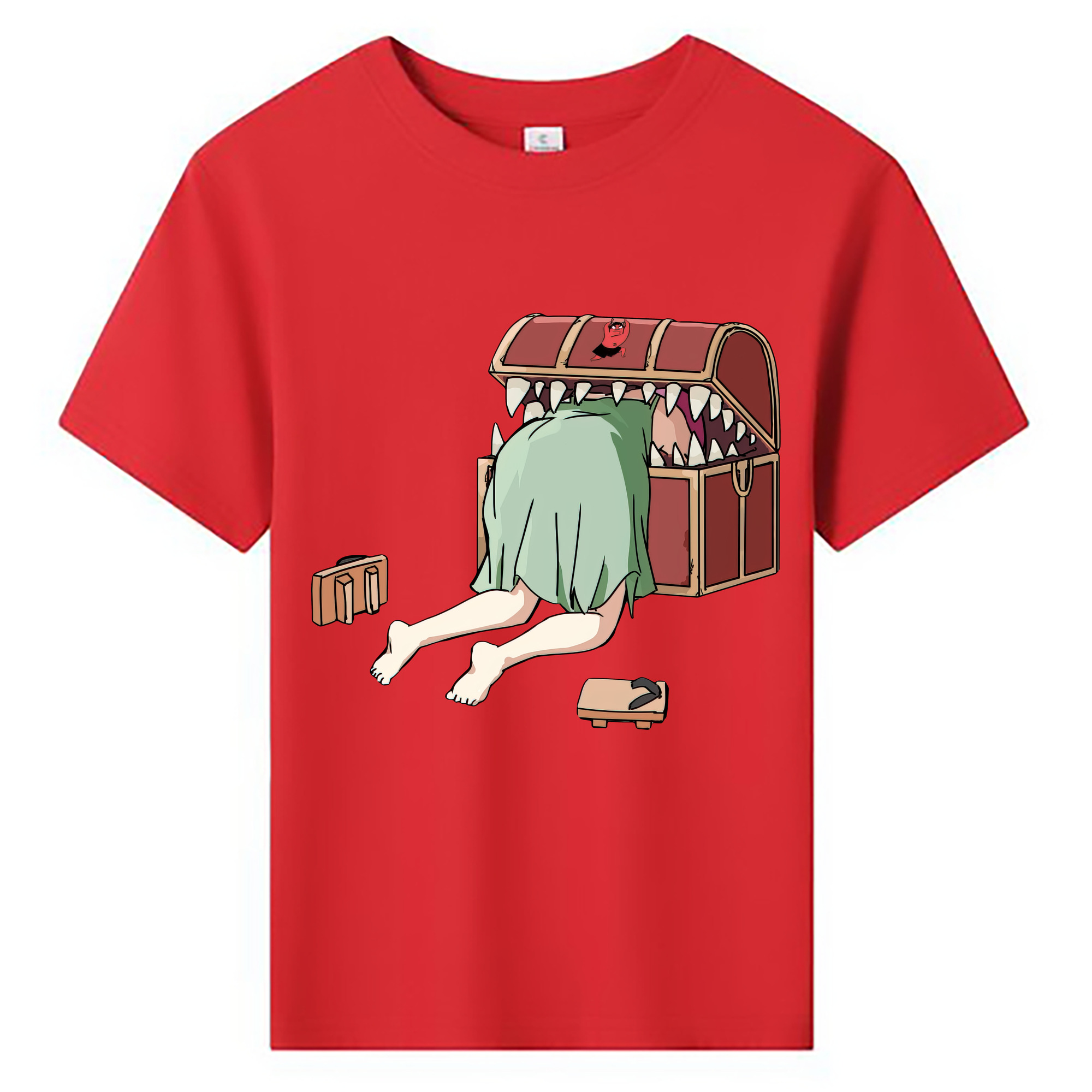 （画像用） 葬送のフリーレン Frieren 綿100％キッズTシャツ（フロントプリント）