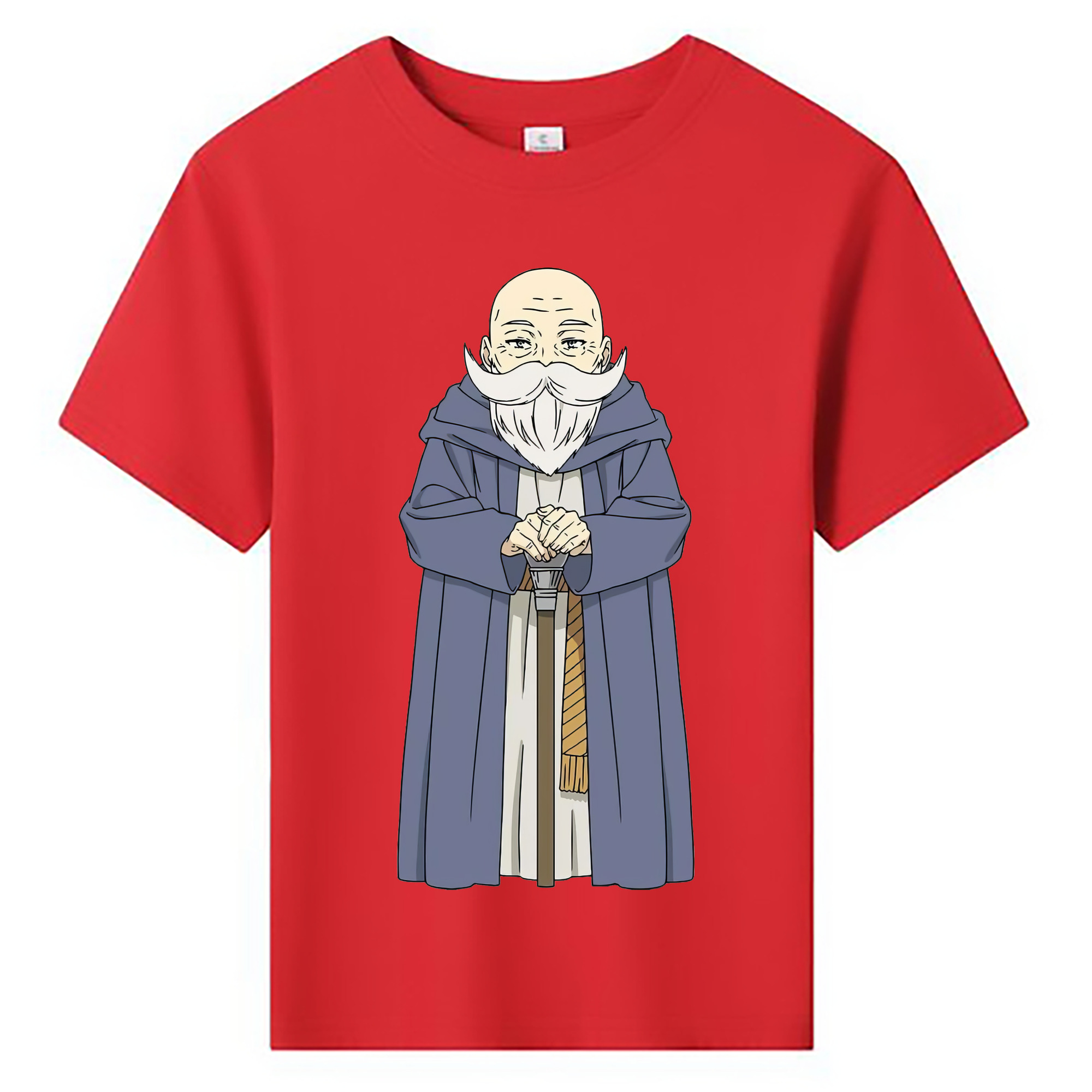 （画像用） 葬送のフリーレン Frieren 綿100％キッズTシャツ（フロントプリント）