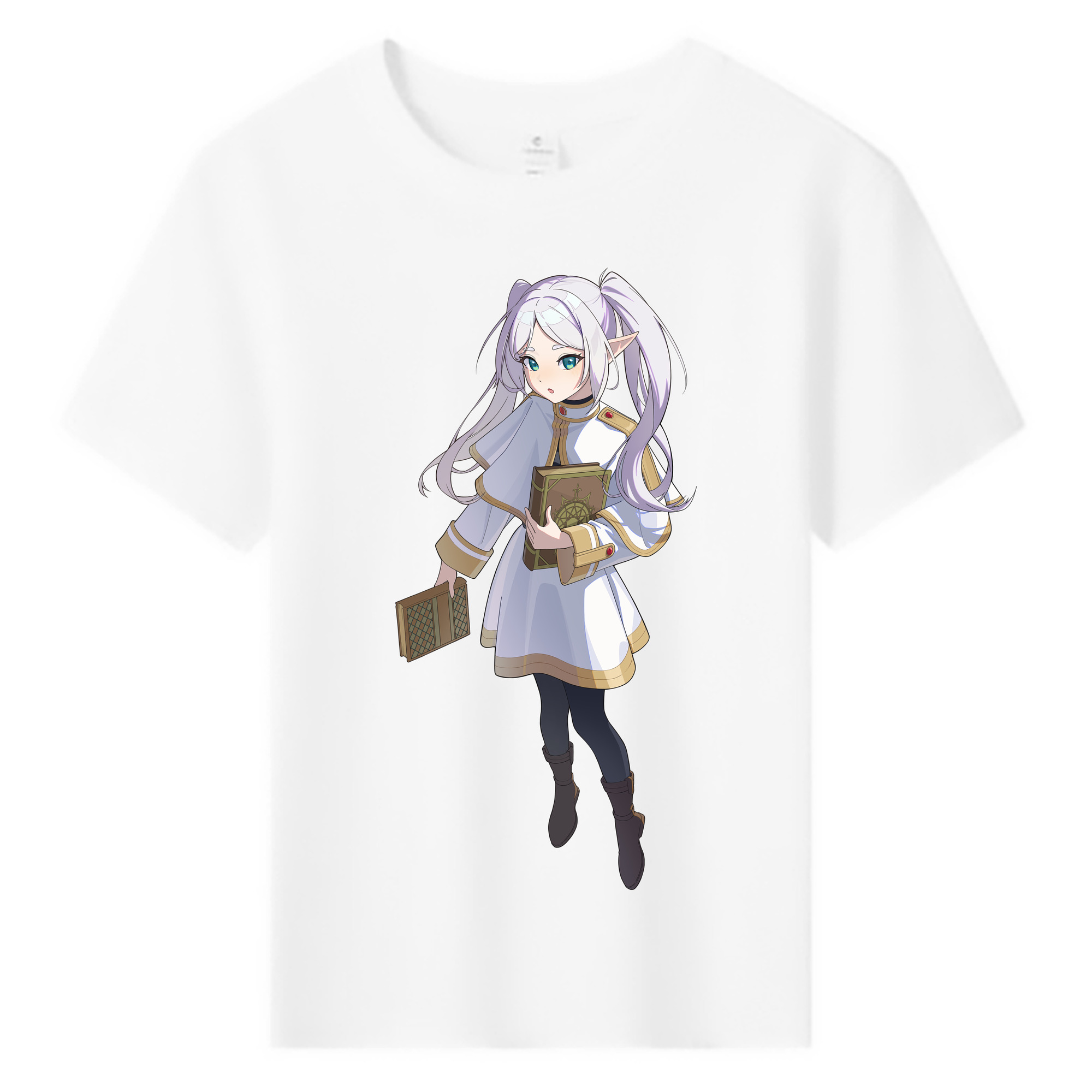 （画像用） 葬送のフリーレン Frieren 綿100％キッズTシャツ（フロントプリント）