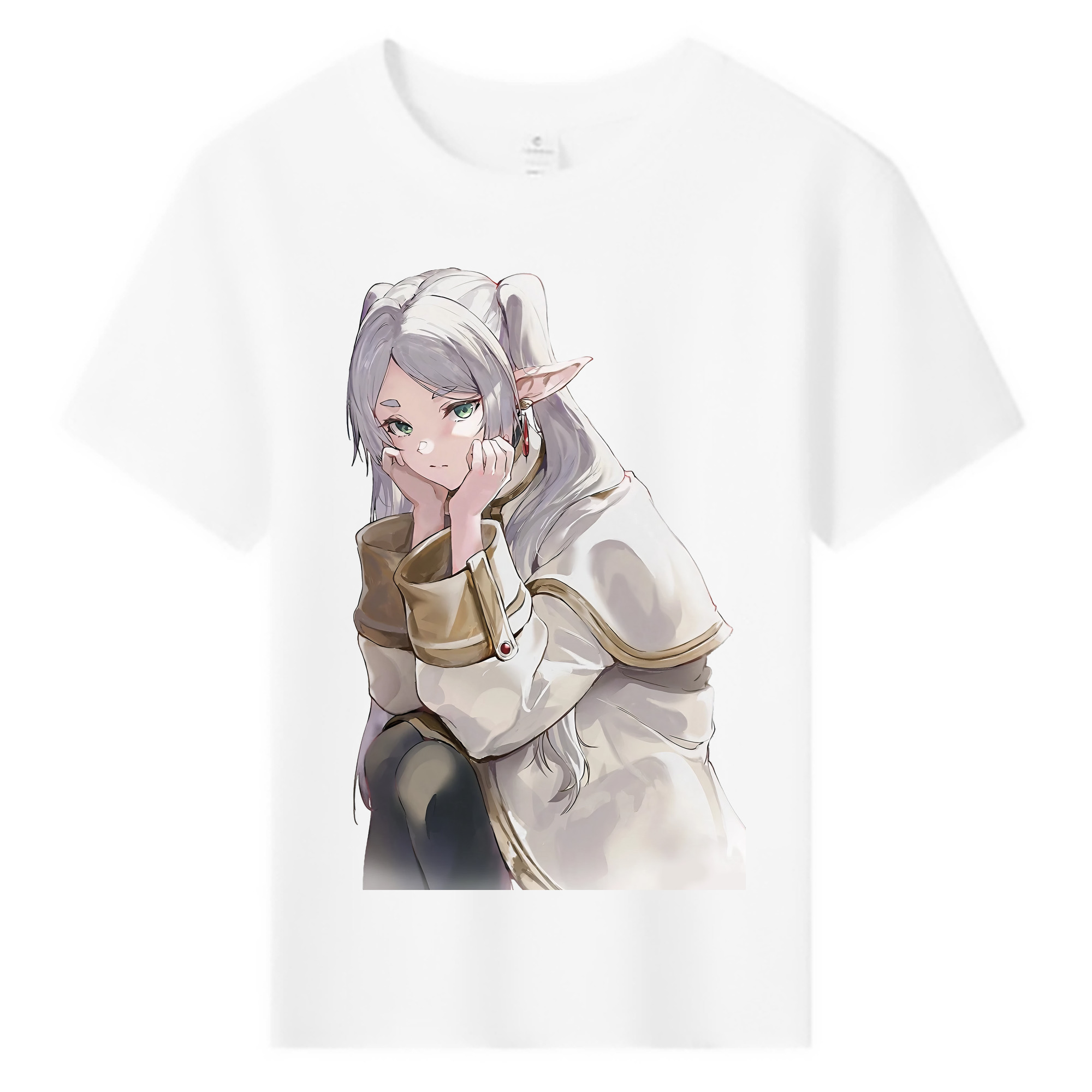 （画像用） 葬送のフリーレン Frieren 綿100％キッズTシャツ（フロントプリント）