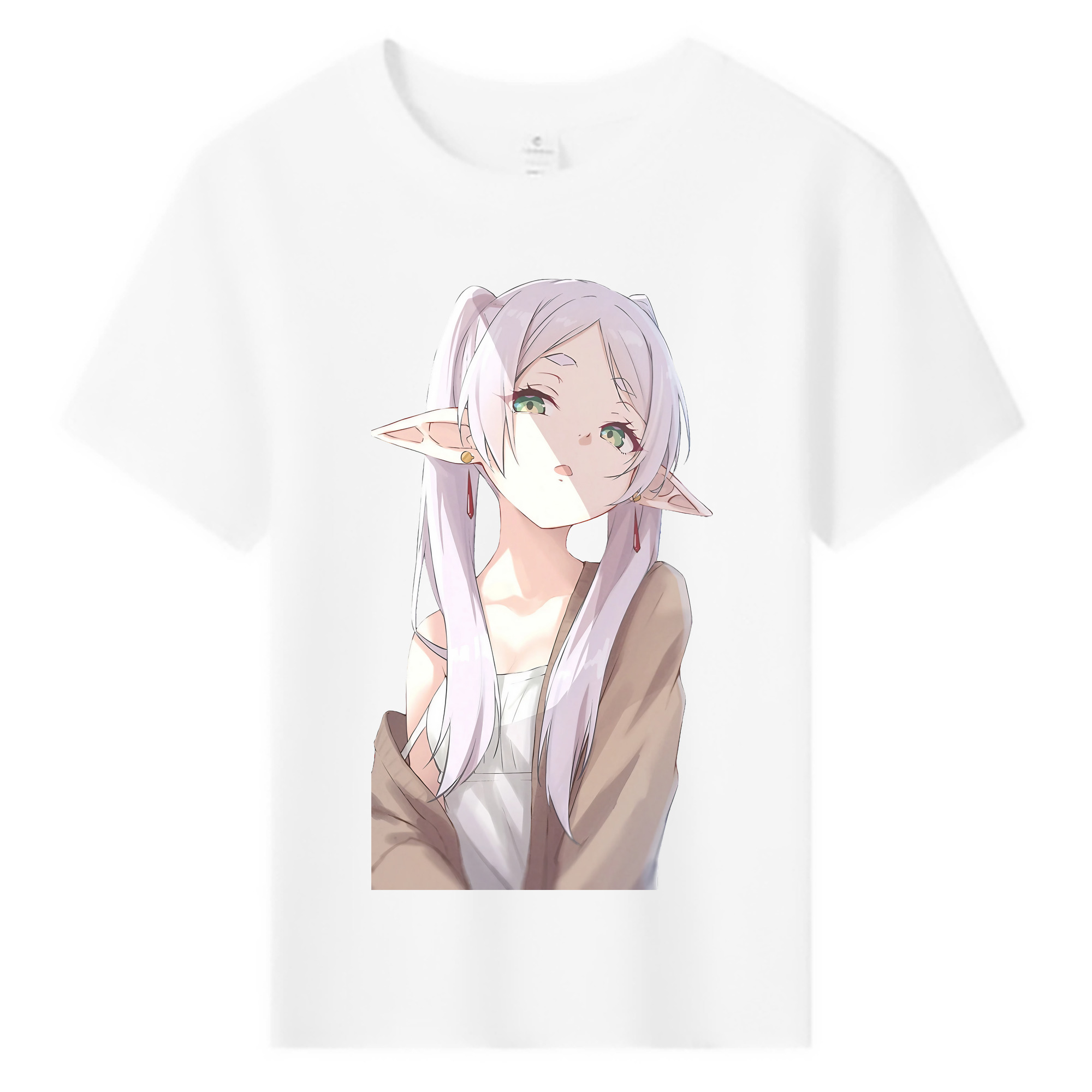 （画像用） 葬送のフリーレン Frieren 綿100％キッズTシャツ（フロントプリント）