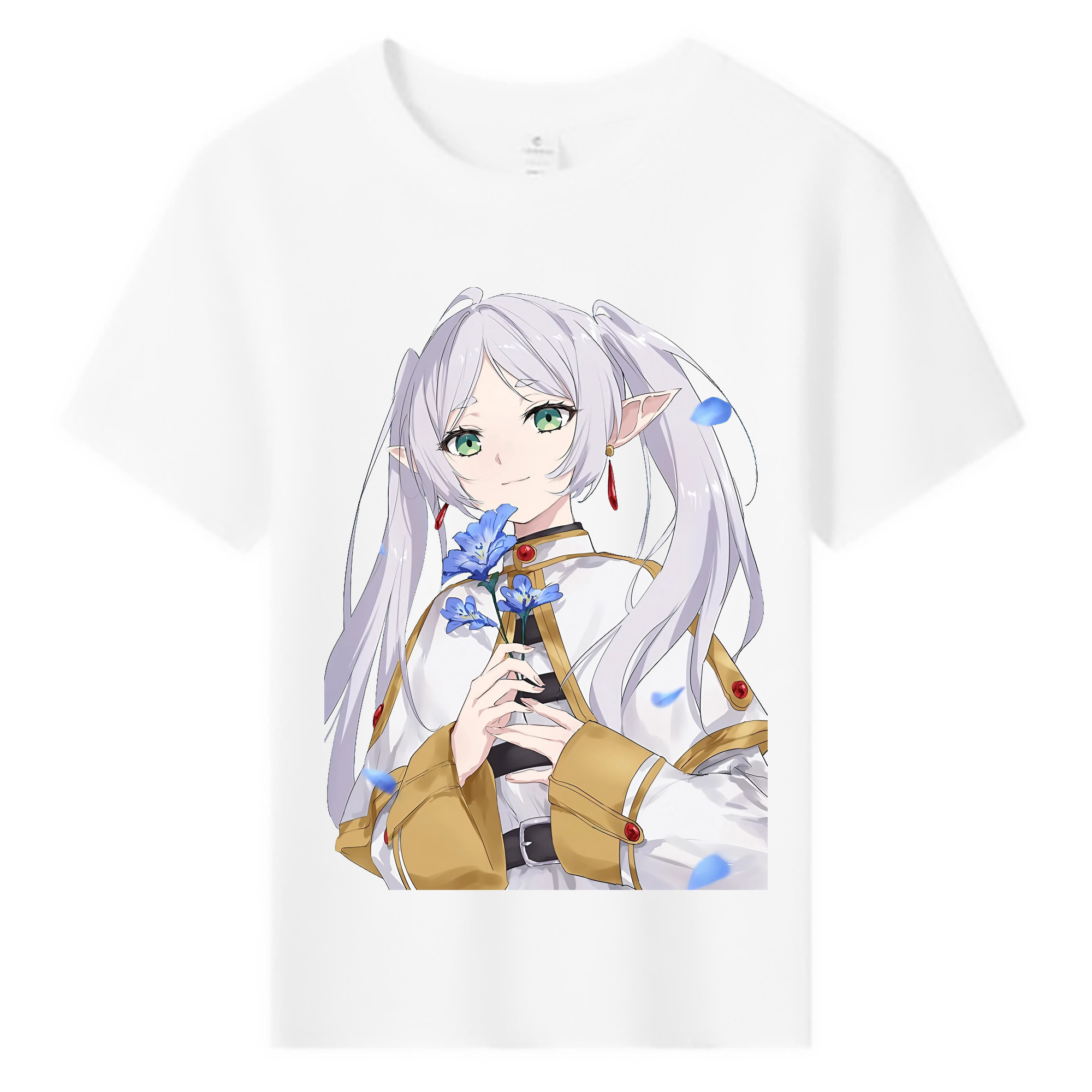 （画像用） 葬送のフリーレン Frieren 綿100％キッズTシャツ（フロントプリント）