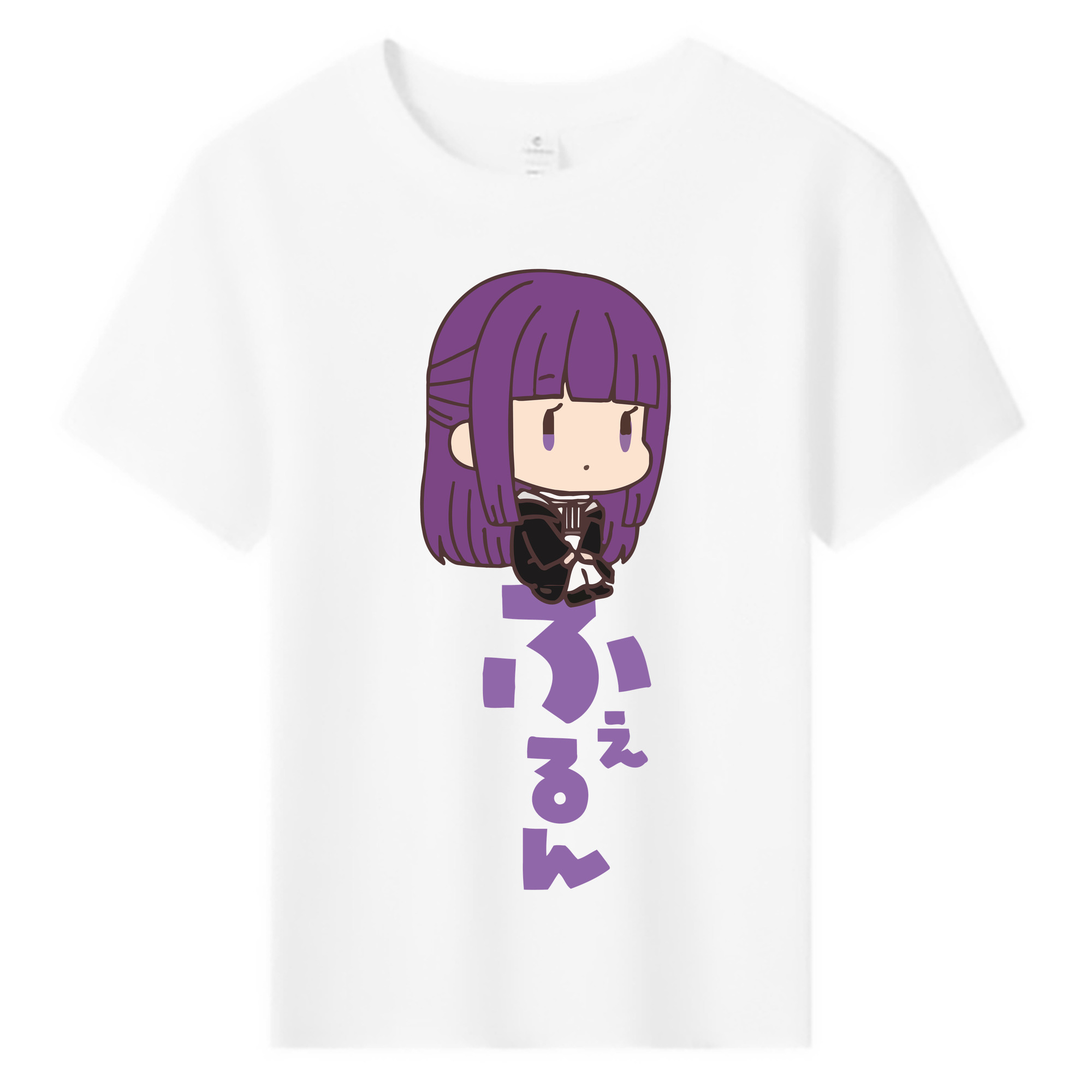 （画像用） 葬送のフリーレン Frieren 綿100％キッズTシャツ（フロントプリント）