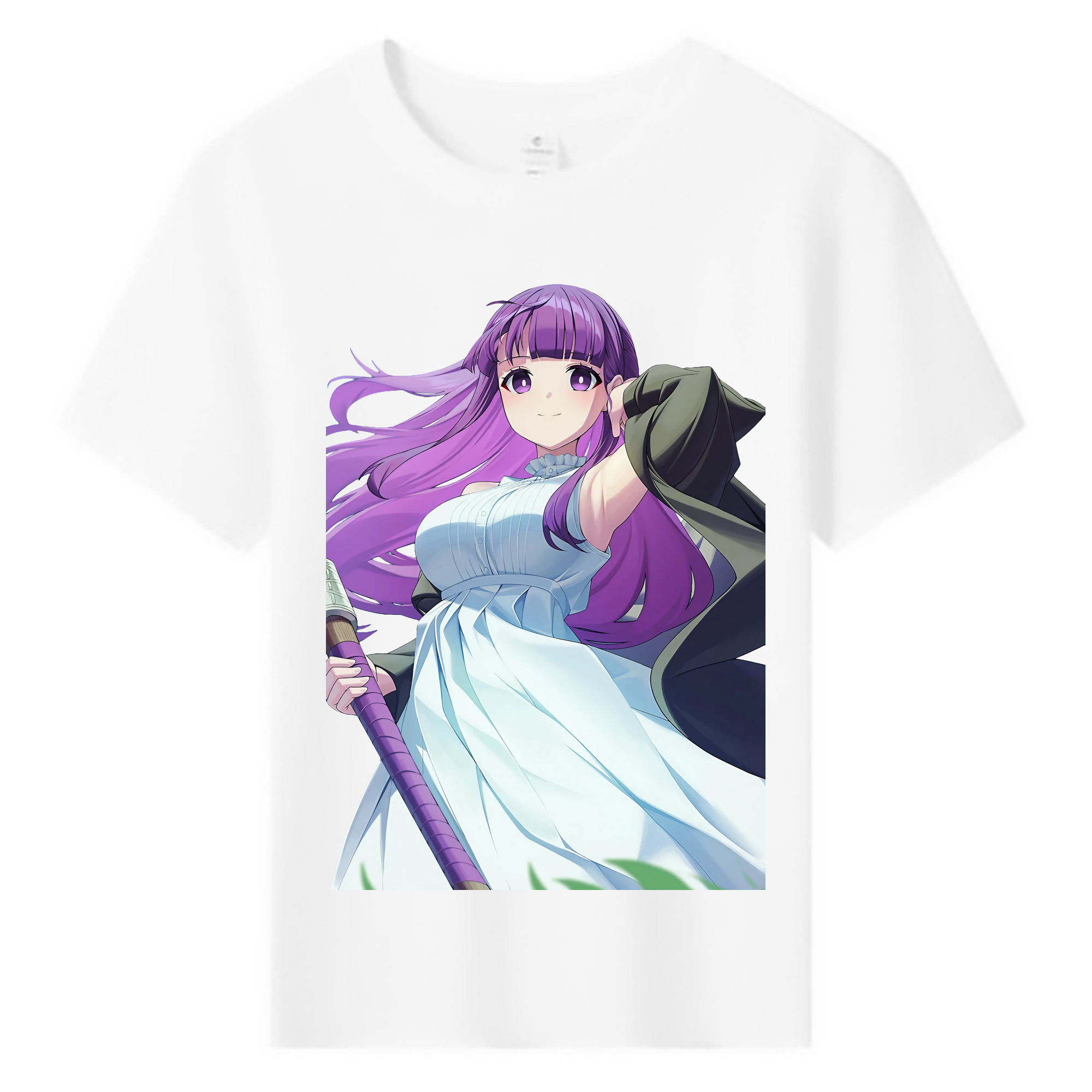 （画像用） 葬送のフリーレン Frieren 綿100％キッズTシャツ（フロントプリント）