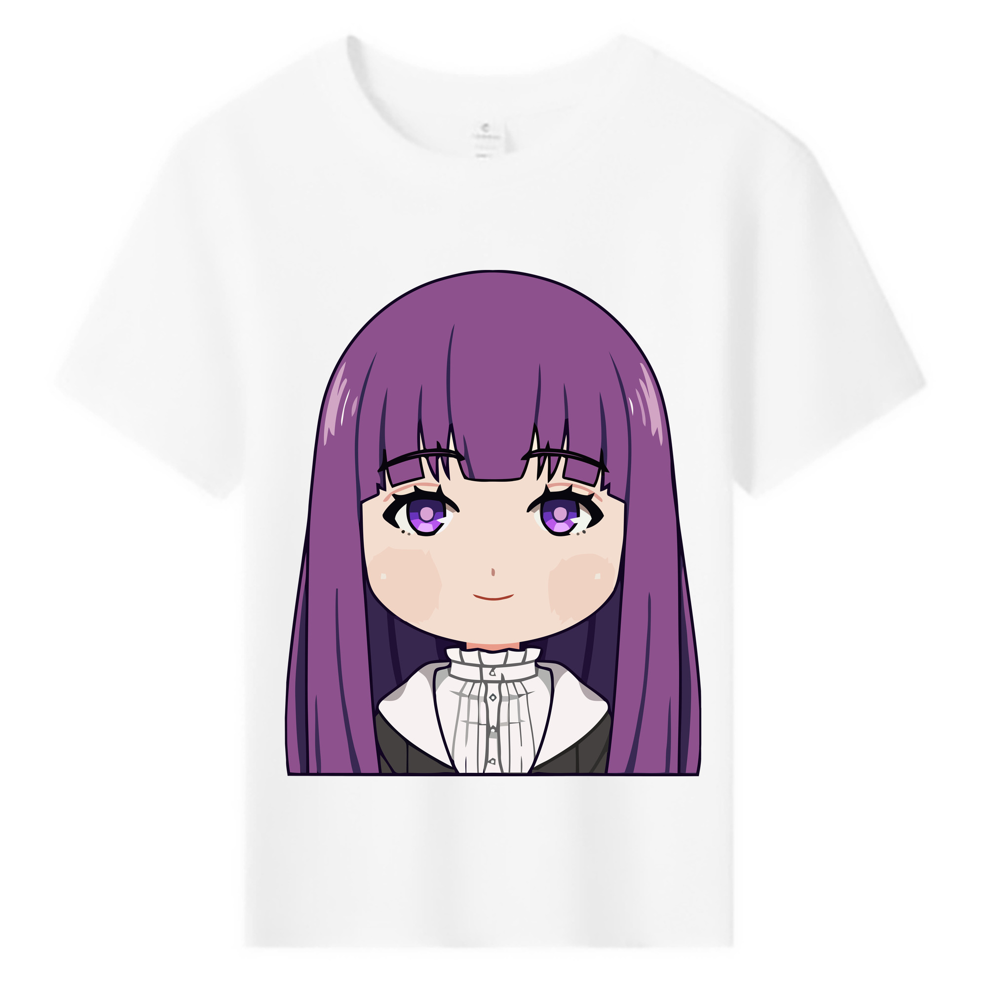 （画像用） 葬送のフリーレン Frieren 綿100％キッズTシャツ（フロントプリント）