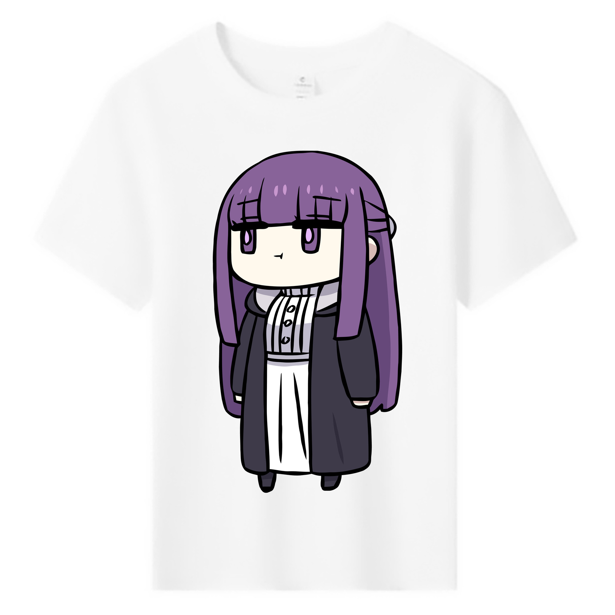 （画像用） 葬送のフリーレン Frieren 綿100％キッズTシャツ（フロントプリント）