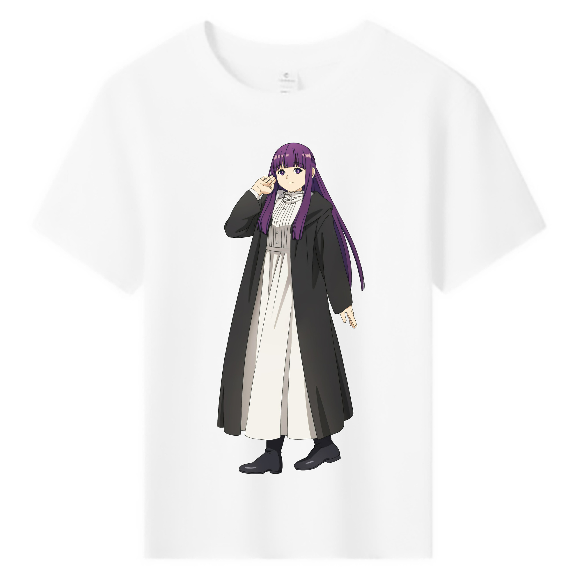（画像用） 葬送のフリーレン Frieren 綿100％キッズTシャツ（フロントプリント）