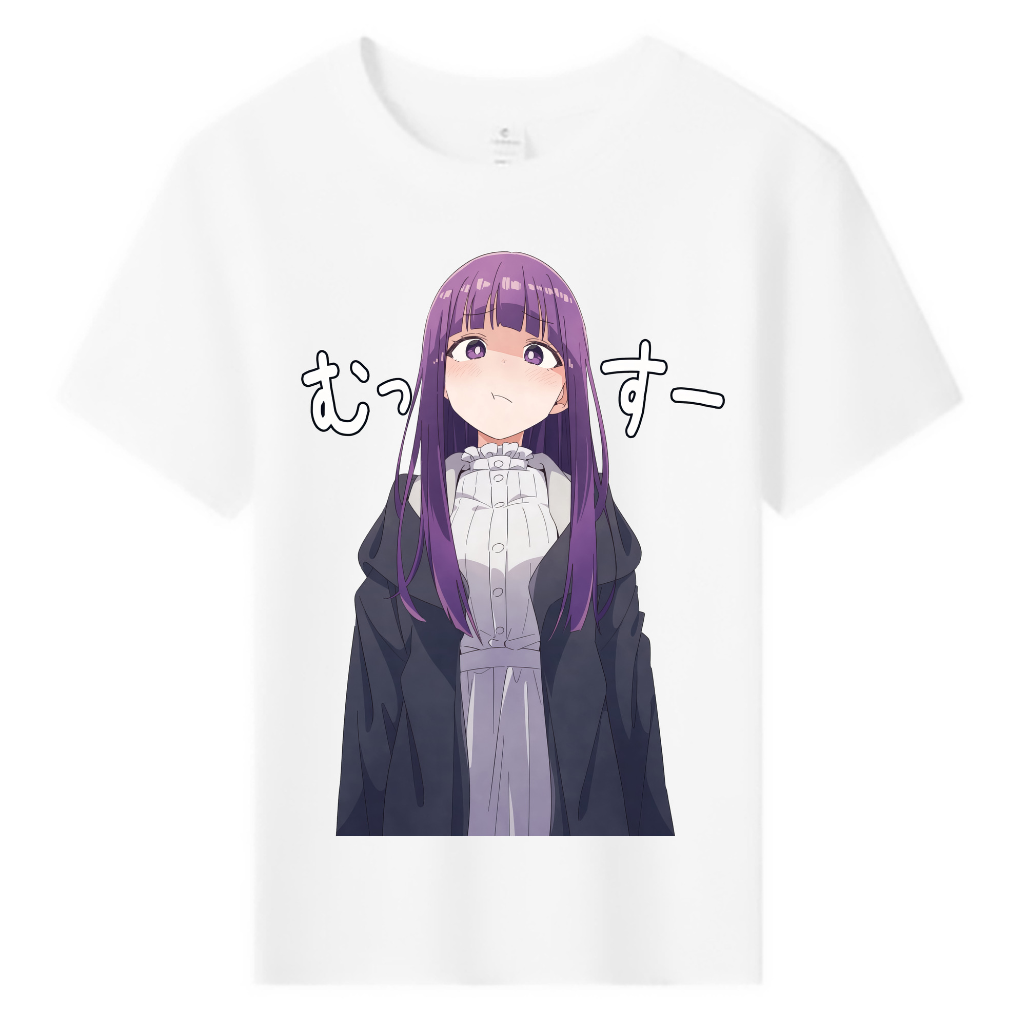 （画像用） 葬送のフリーレン Frieren 綿100％キッズTシャツ（フロントプリント）