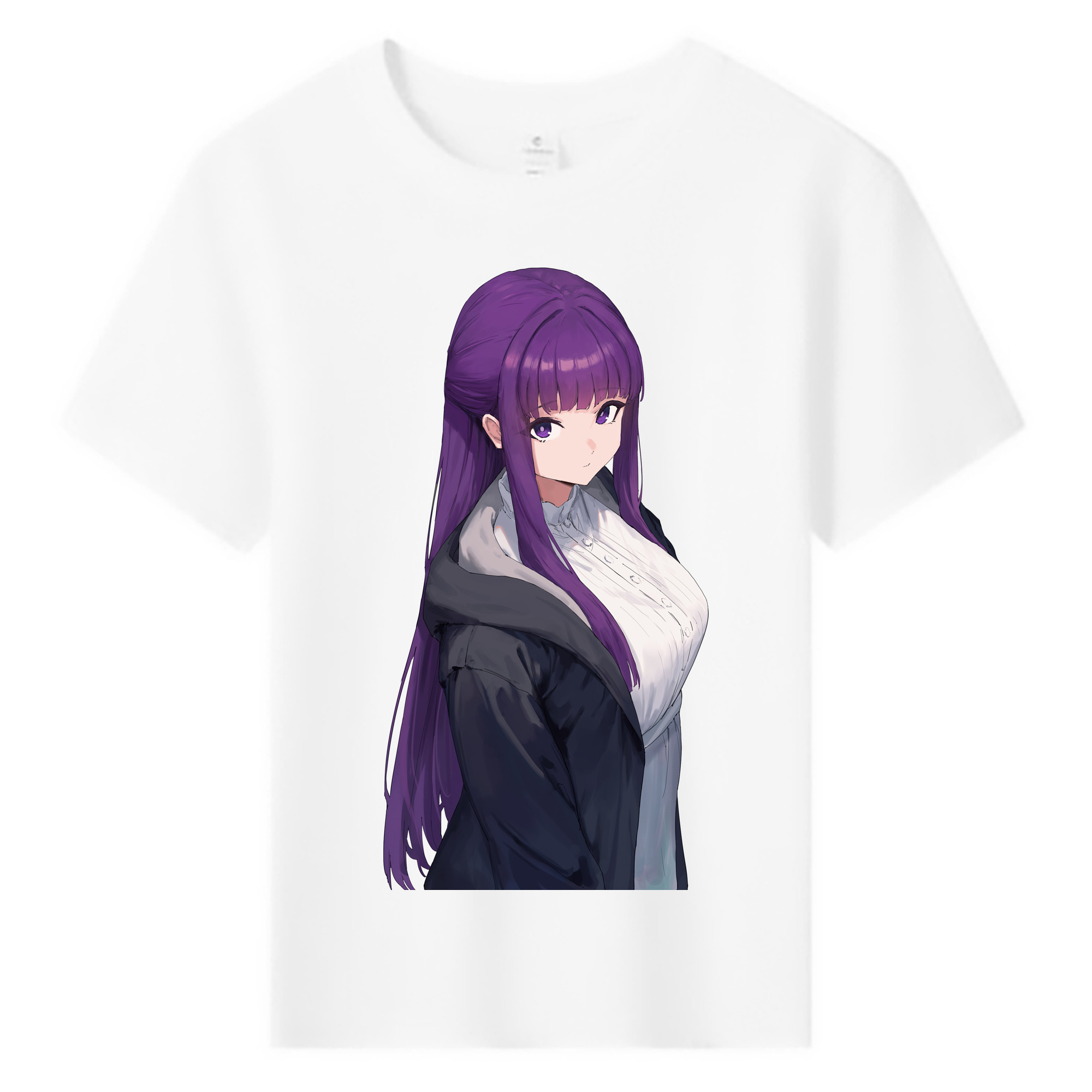 （画像用） 葬送のフリーレン Frieren 綿100％キッズTシャツ（フロントプリント）