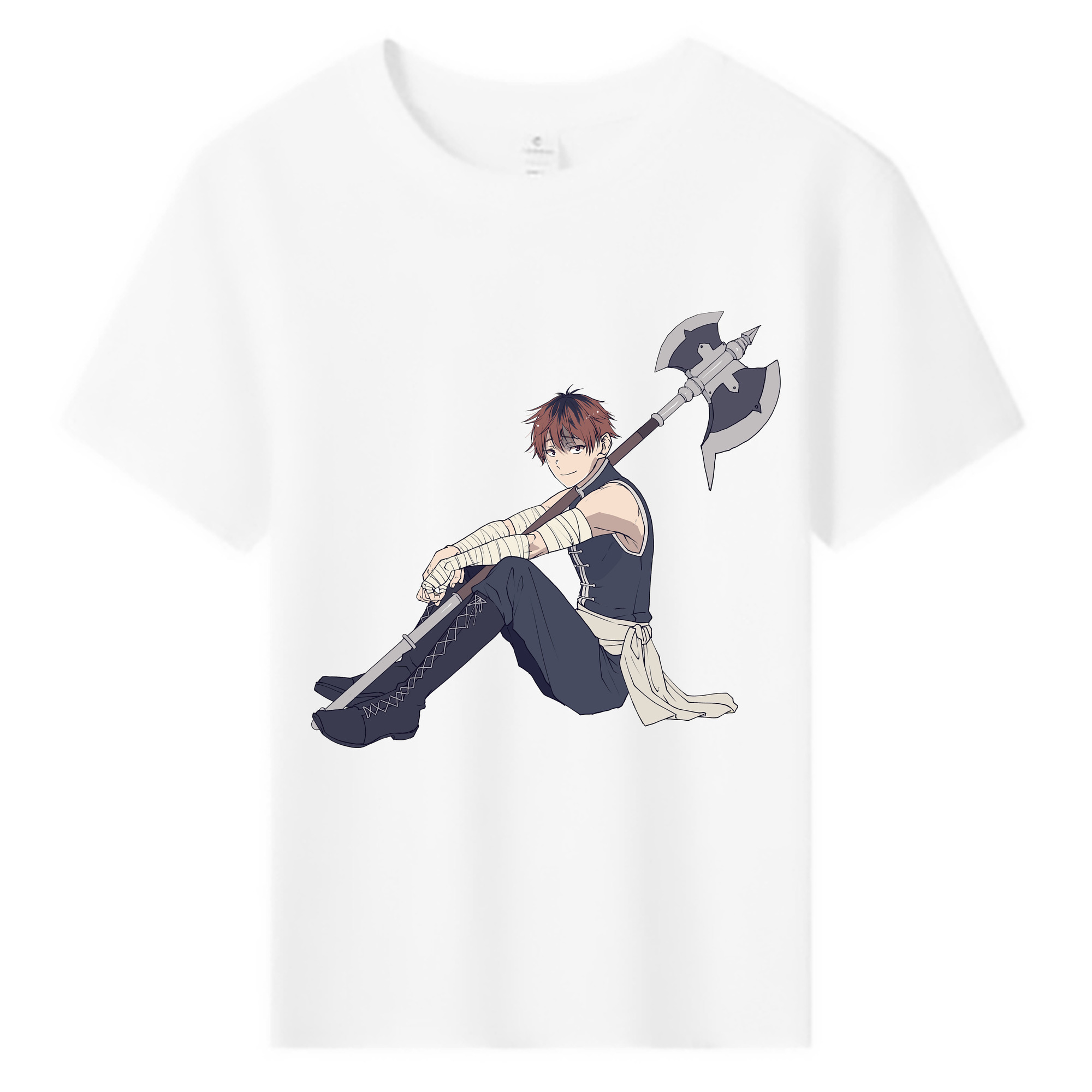 （画像用） 葬送のフリーレン Frieren 綿100％キッズTシャツ（フロントプリント）