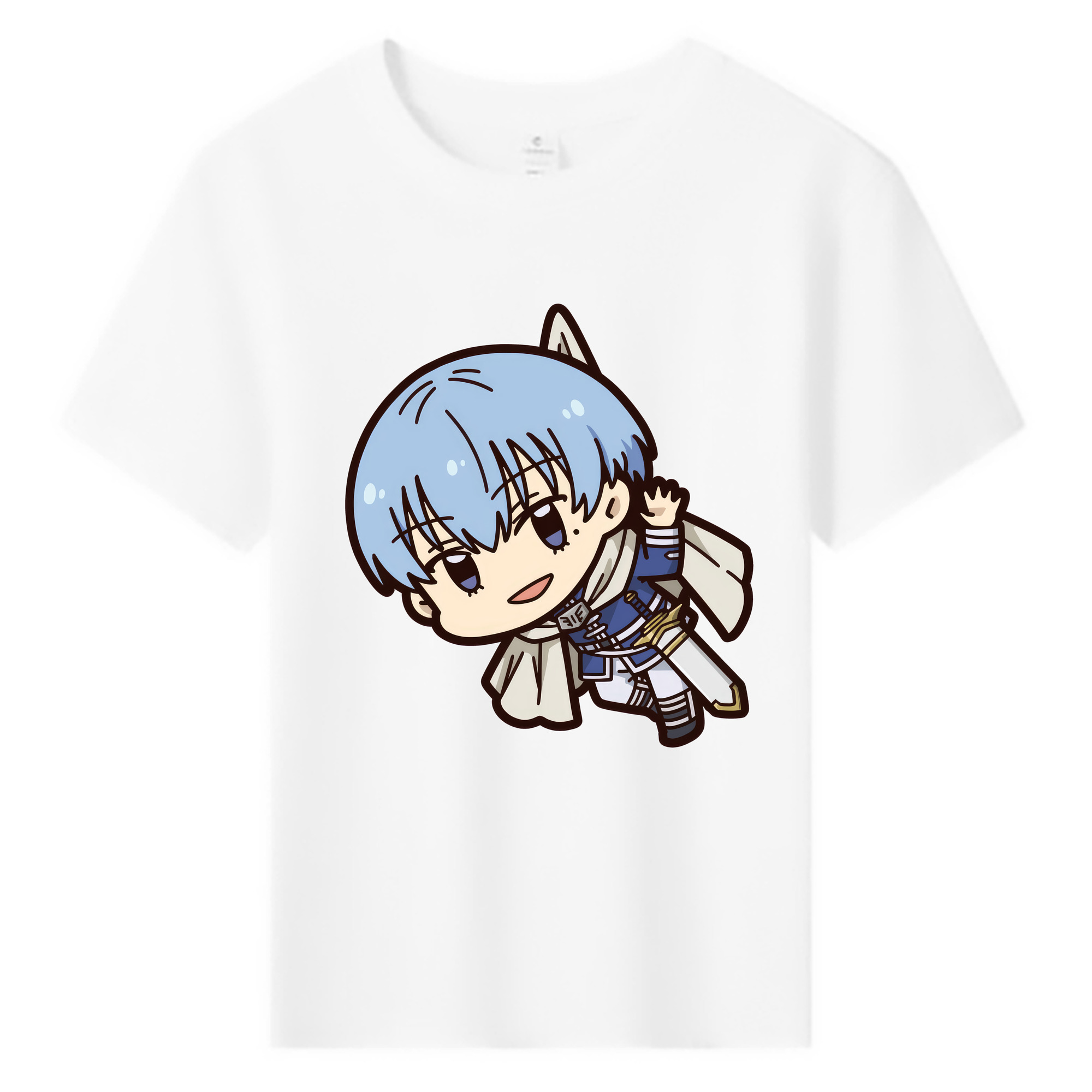 （画像用） 葬送のフリーレン Frieren 綿100％キッズTシャツ（フロントプリント）