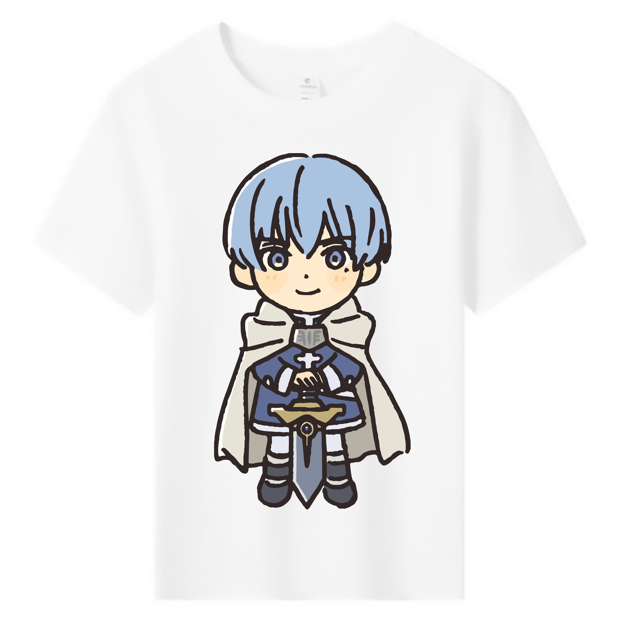 （画像用） 葬送のフリーレン Frieren 綿100％キッズTシャツ（フロントプリント）