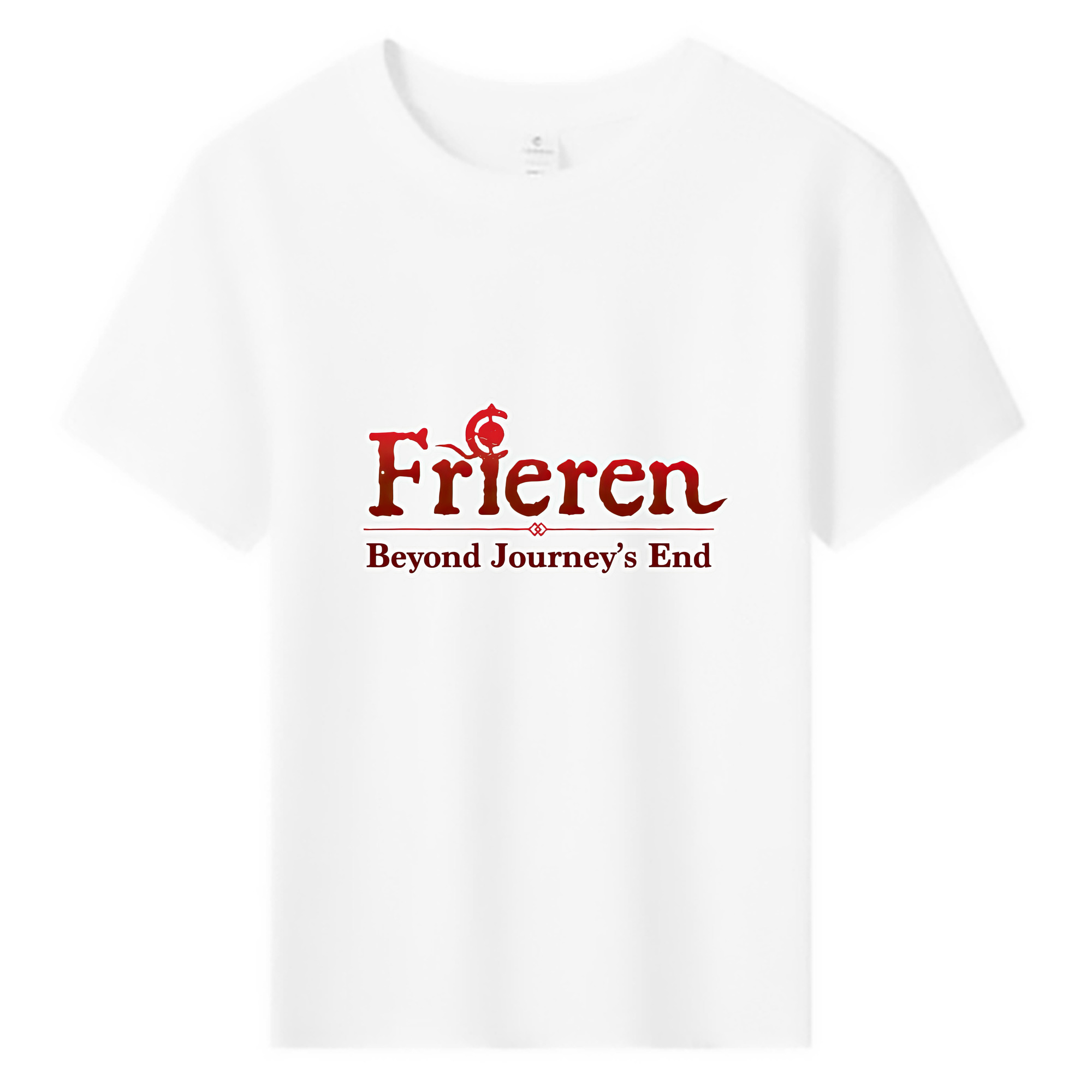 （画像用） 葬送のフリーレン Frieren 綿100％キッズTシャツ（フロントプリント）