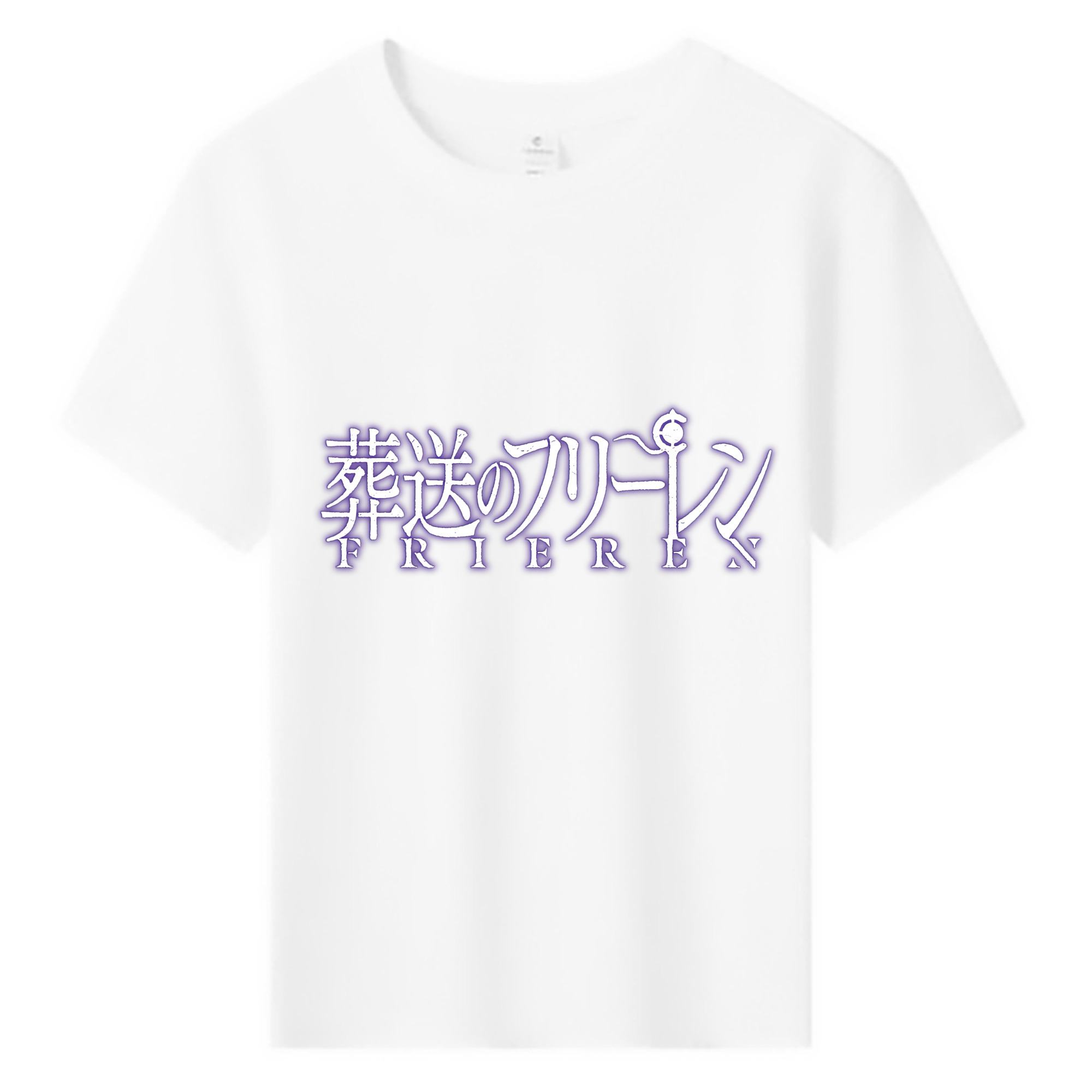 （画像用） 葬送のフリーレン Frieren 綿100％キッズTシャツ（フロントプリント）