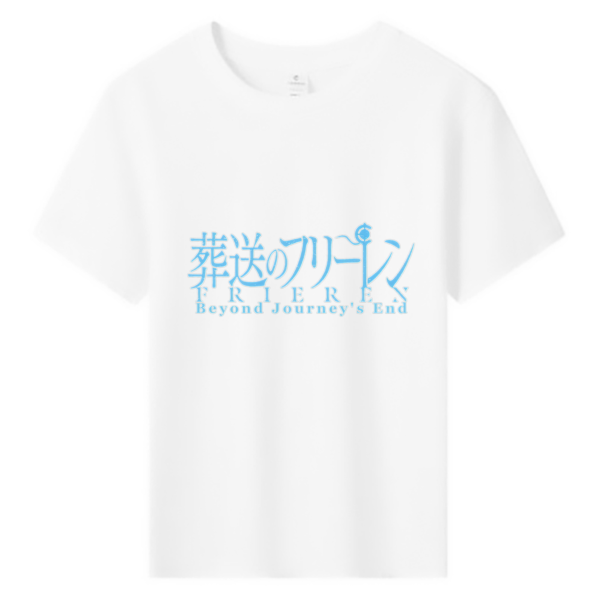 （画像用） 葬送のフリーレン Frieren 綿100％キッズTシャツ（フロントプリント）