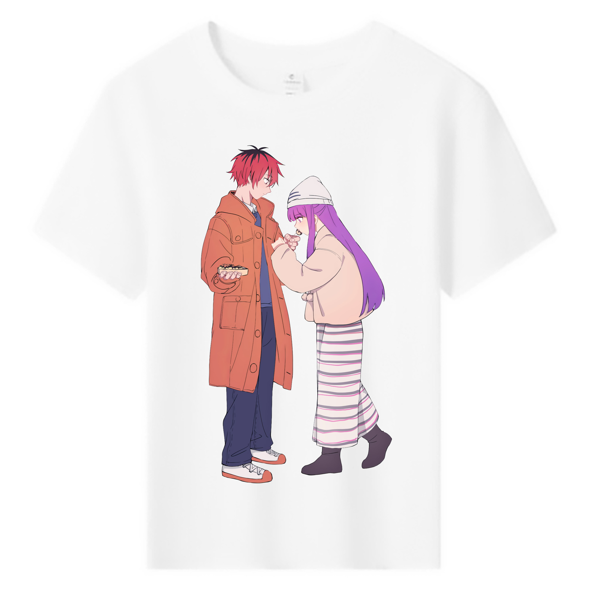 （画像用） 葬送のフリーレン Frieren 綿100％キッズTシャツ（フロントプリント）