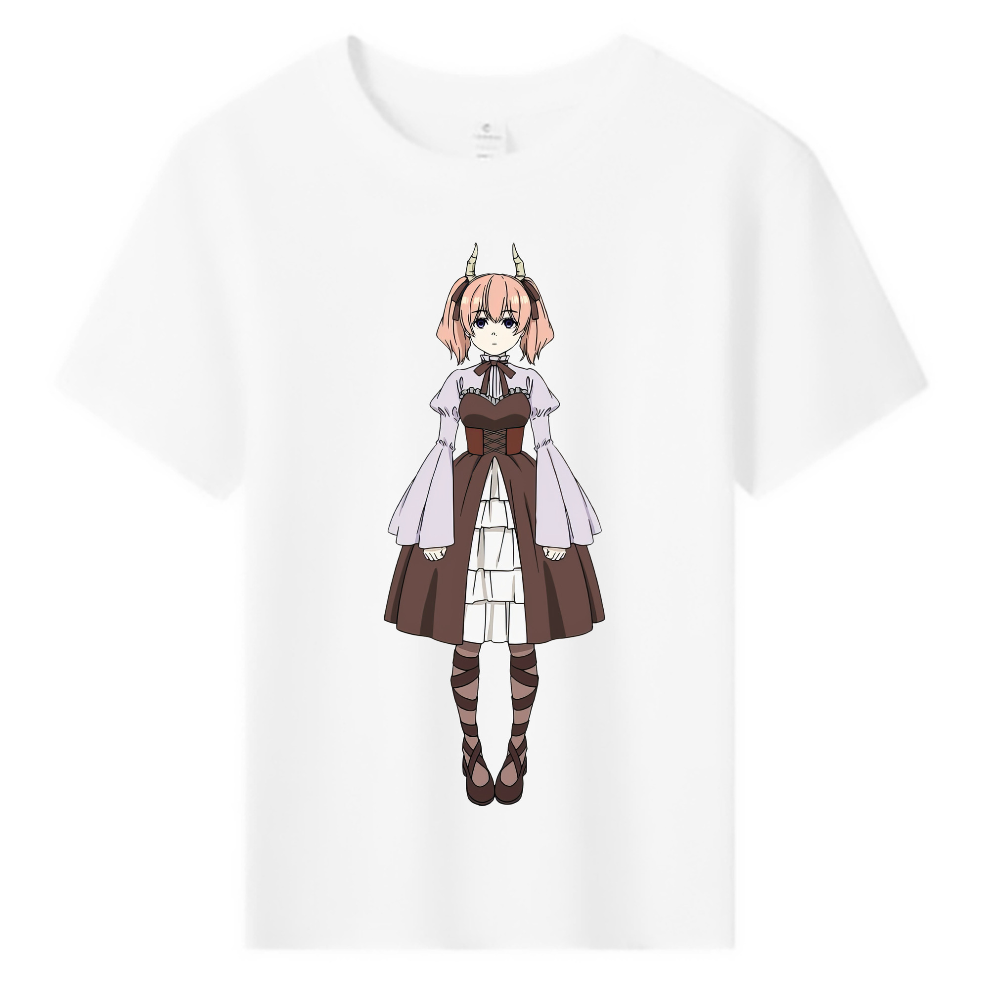 （画像用） 葬送のフリーレン Frieren 綿100％キッズTシャツ（フロントプリント）