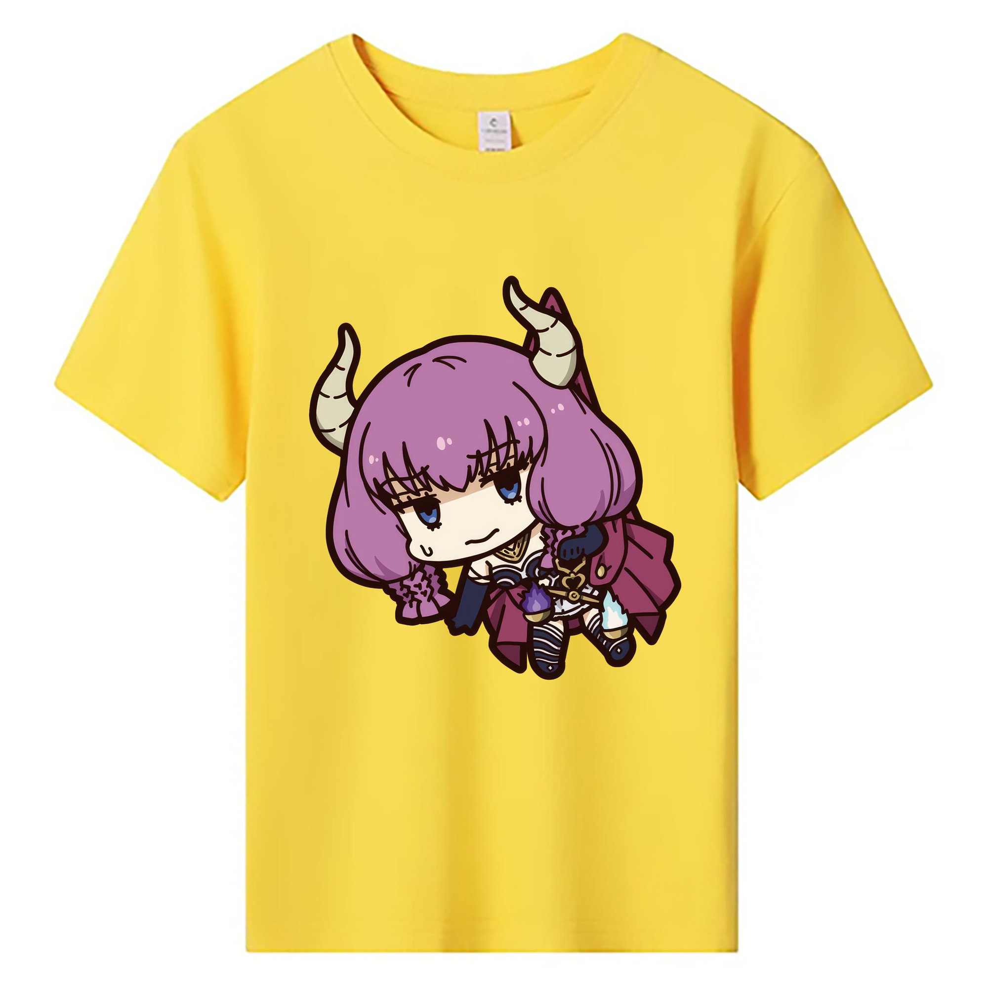 （画像用） 葬送のフリーレン Frieren 綿100％キッズTシャツ（フロントプリント）