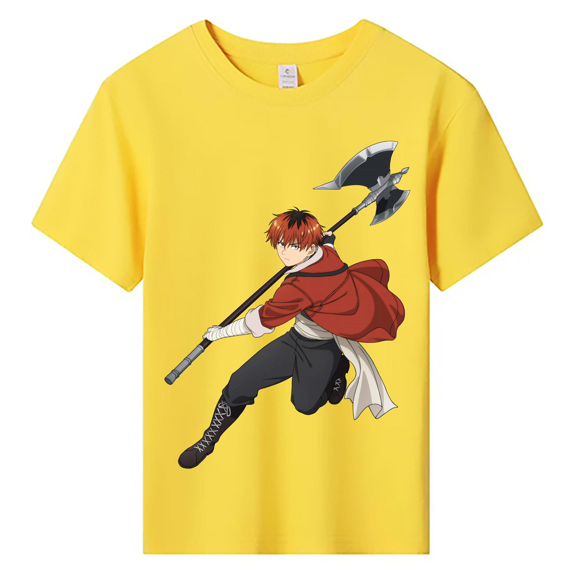 （画像用） 葬送のフリーレン Frieren 綿100％キッズTシャツ（フロントプリント）