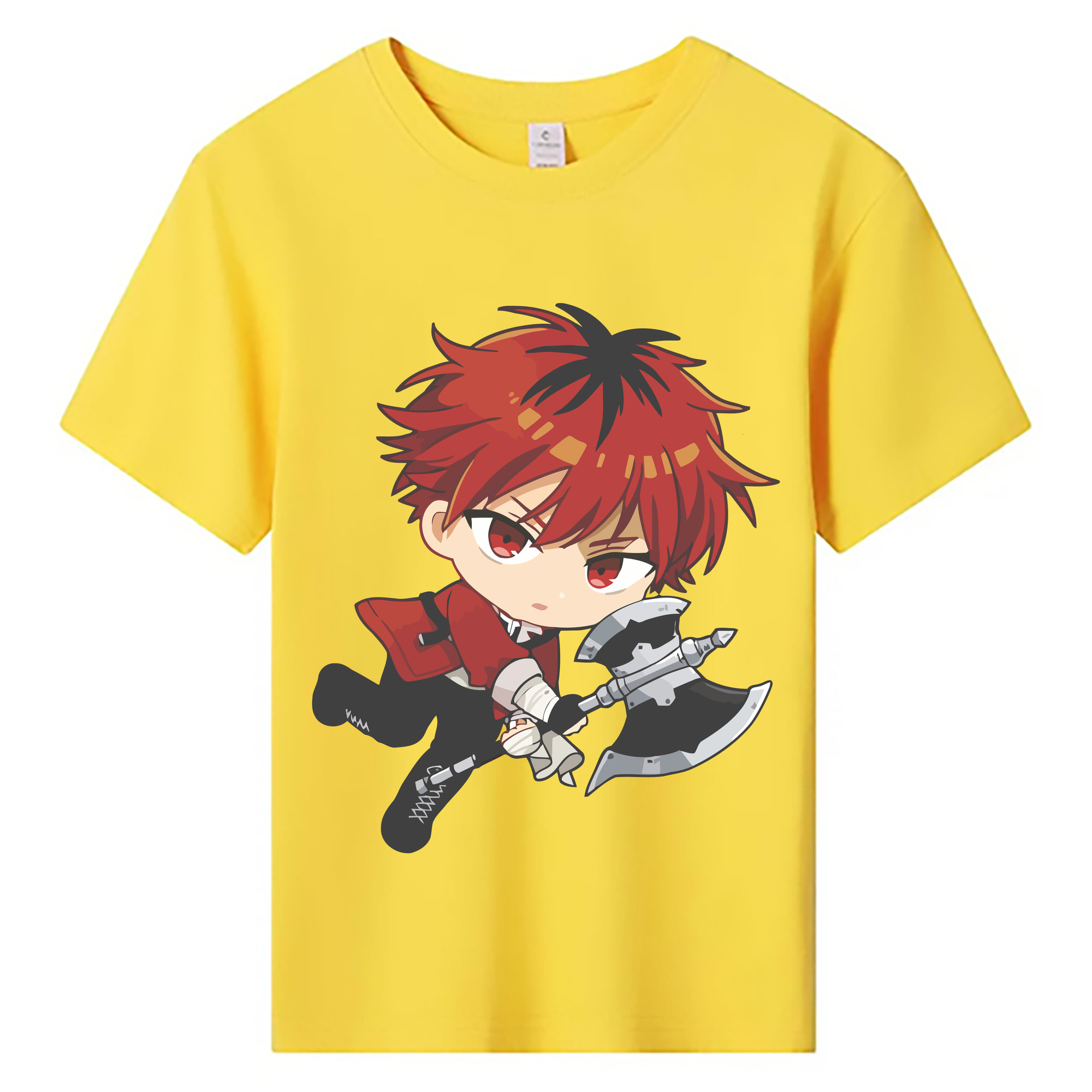 （画像用） 葬送のフリーレン Frieren 綿100％キッズTシャツ（フロントプリント）