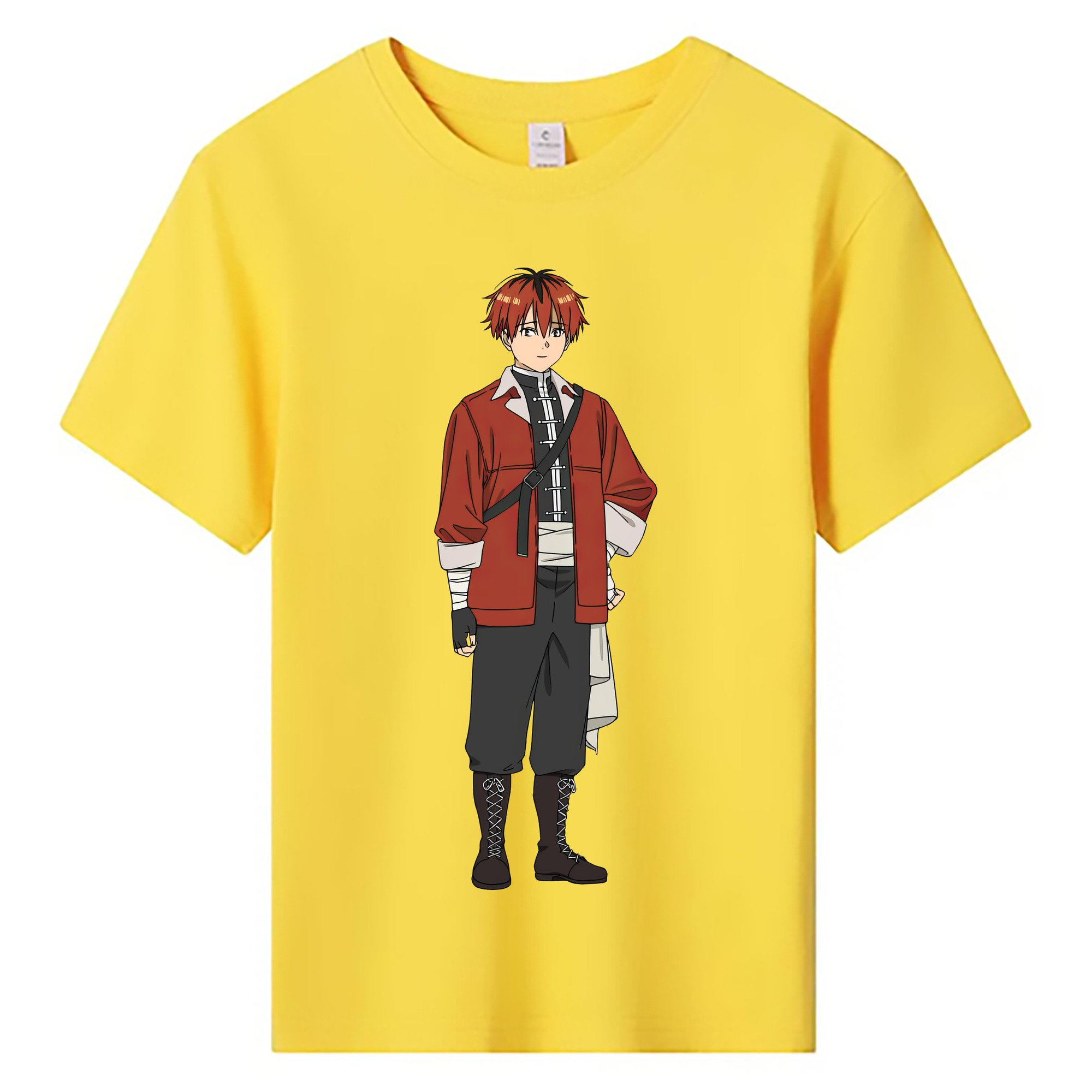 （画像用） 葬送のフリーレン Frieren 綿100％キッズTシャツ（フロントプリント）
