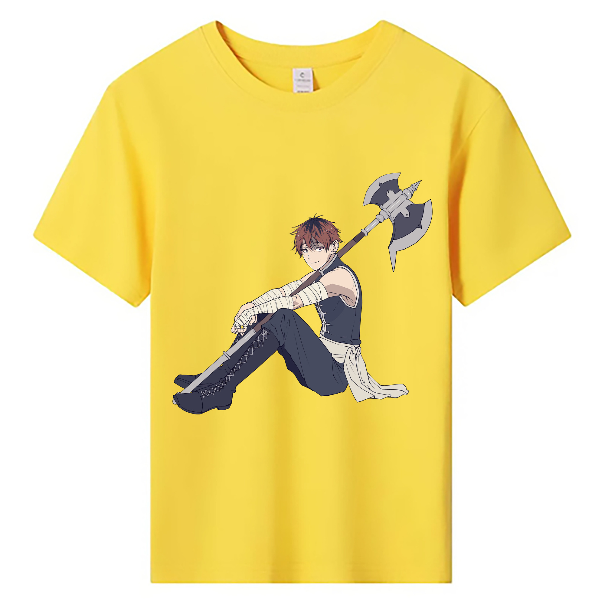 （画像用） 葬送のフリーレン Frieren 綿100％キッズTシャツ（フロントプリント）