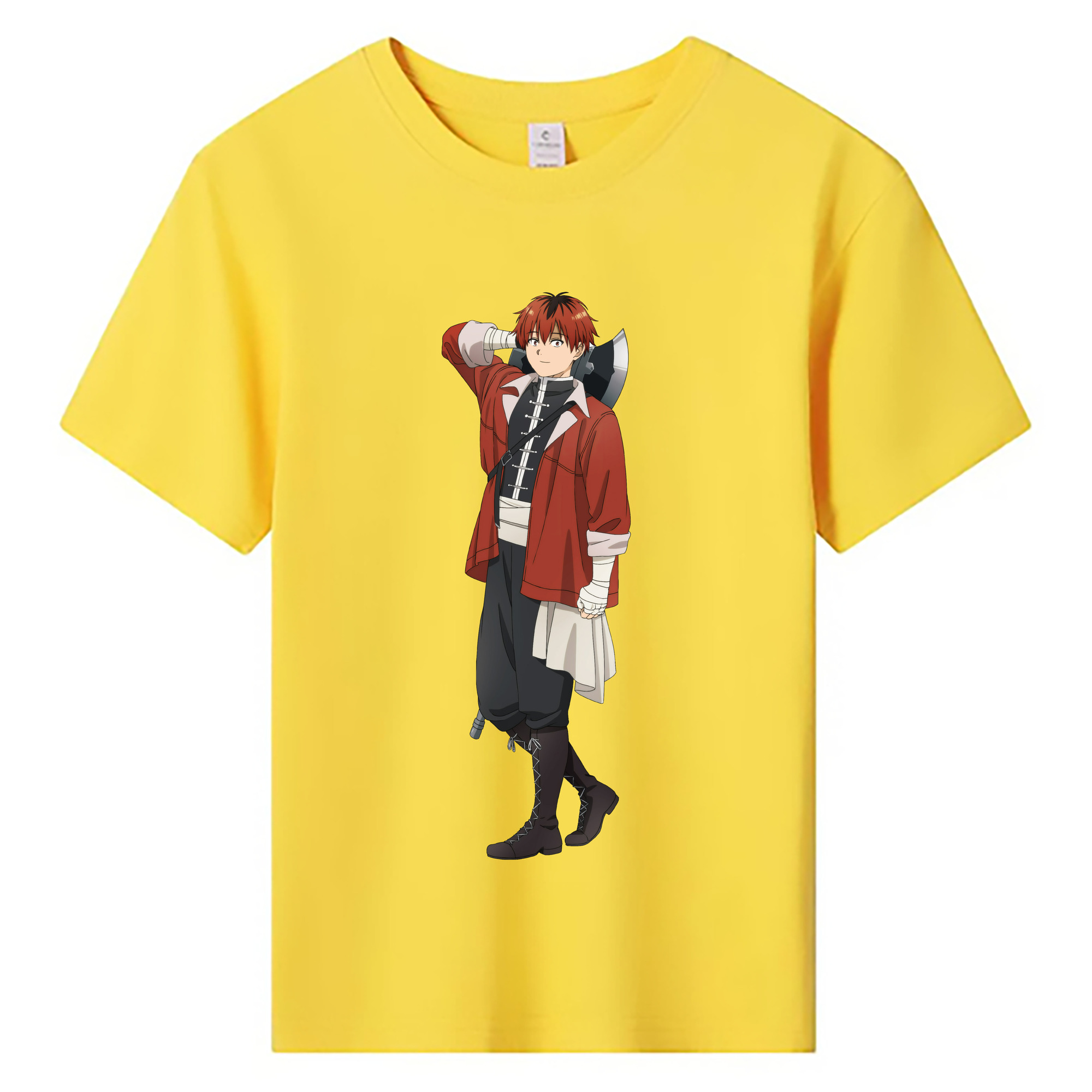 （画像用） 葬送のフリーレン Frieren 綿100％キッズTシャツ（フロントプリント）