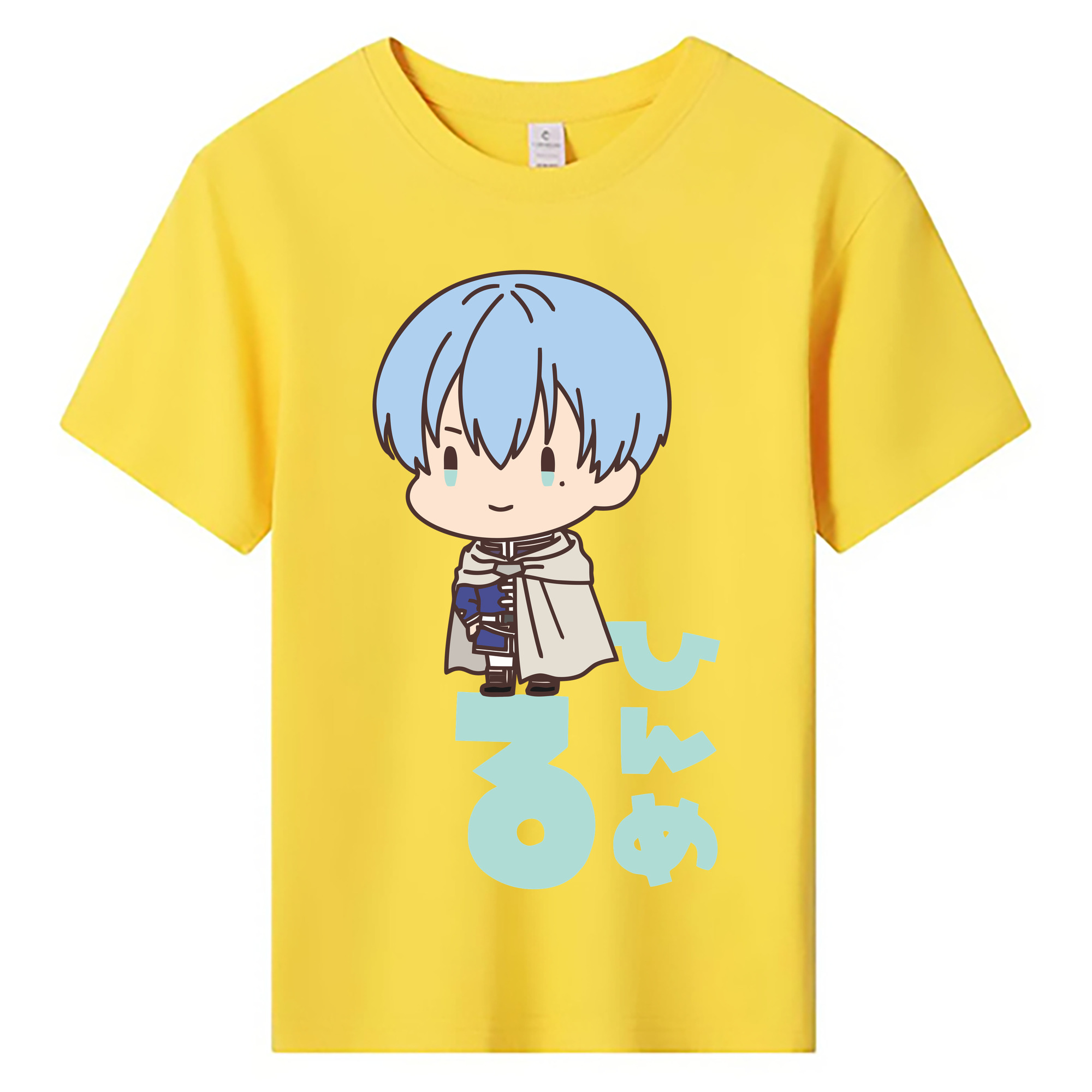 （画像用） 葬送のフリーレン Frieren 綿100％キッズTシャツ（フロントプリント）