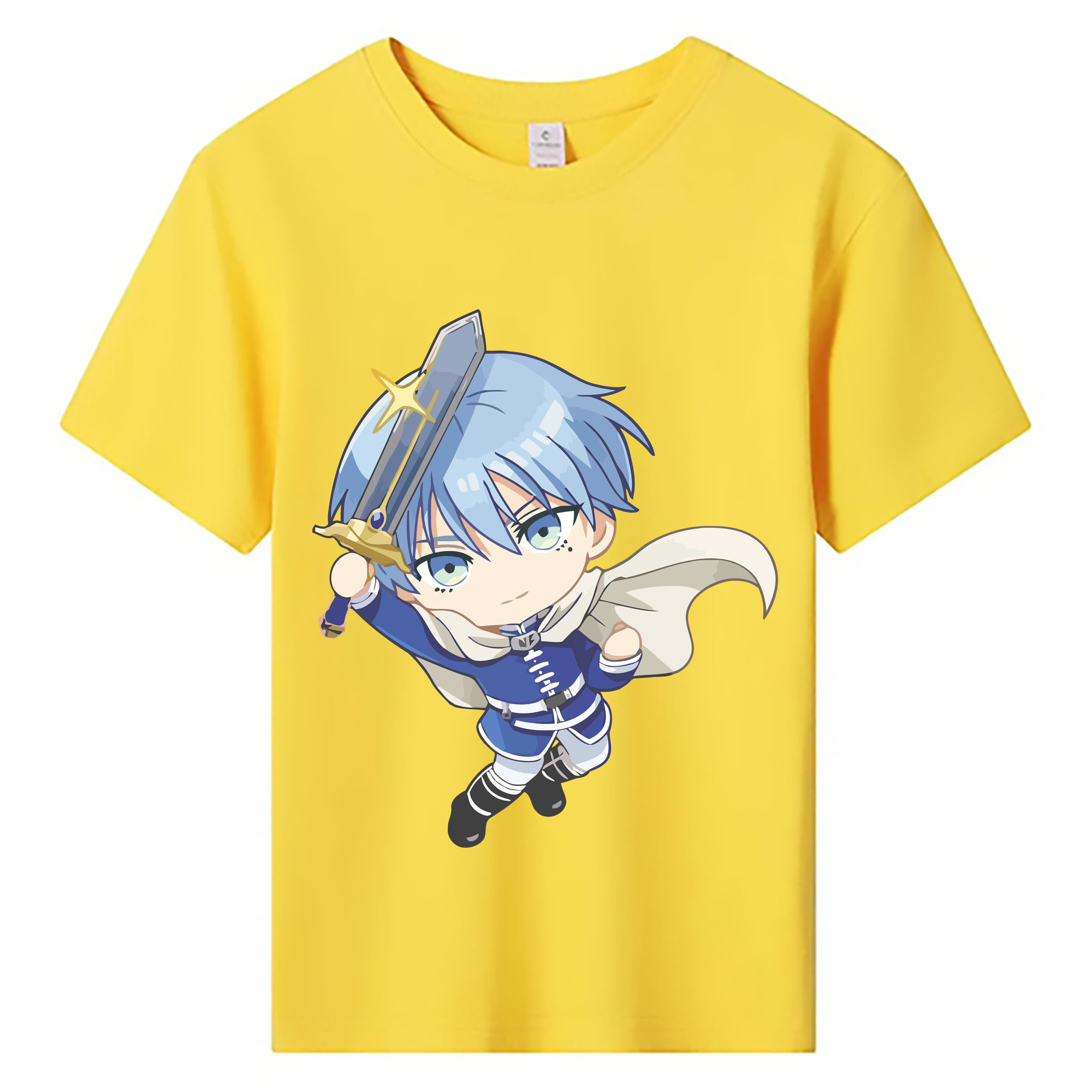（画像用） 葬送のフリーレン Frieren 綿100％キッズTシャツ（フロントプリント）