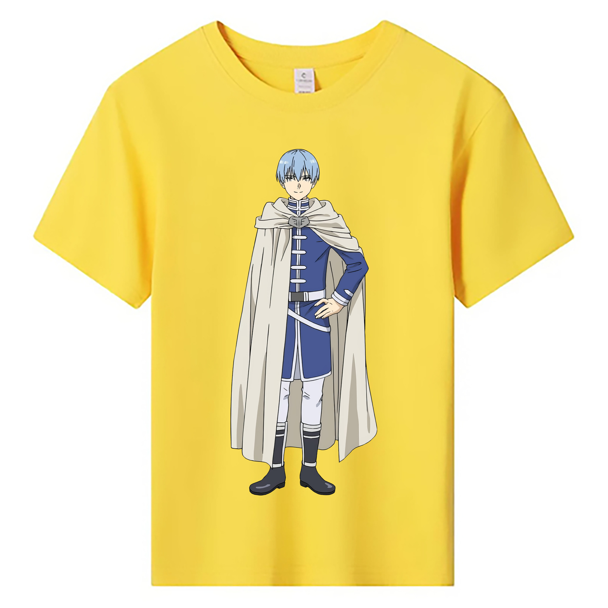 （画像用） 葬送のフリーレン Frieren 綿100％キッズTシャツ（フロントプリント）
