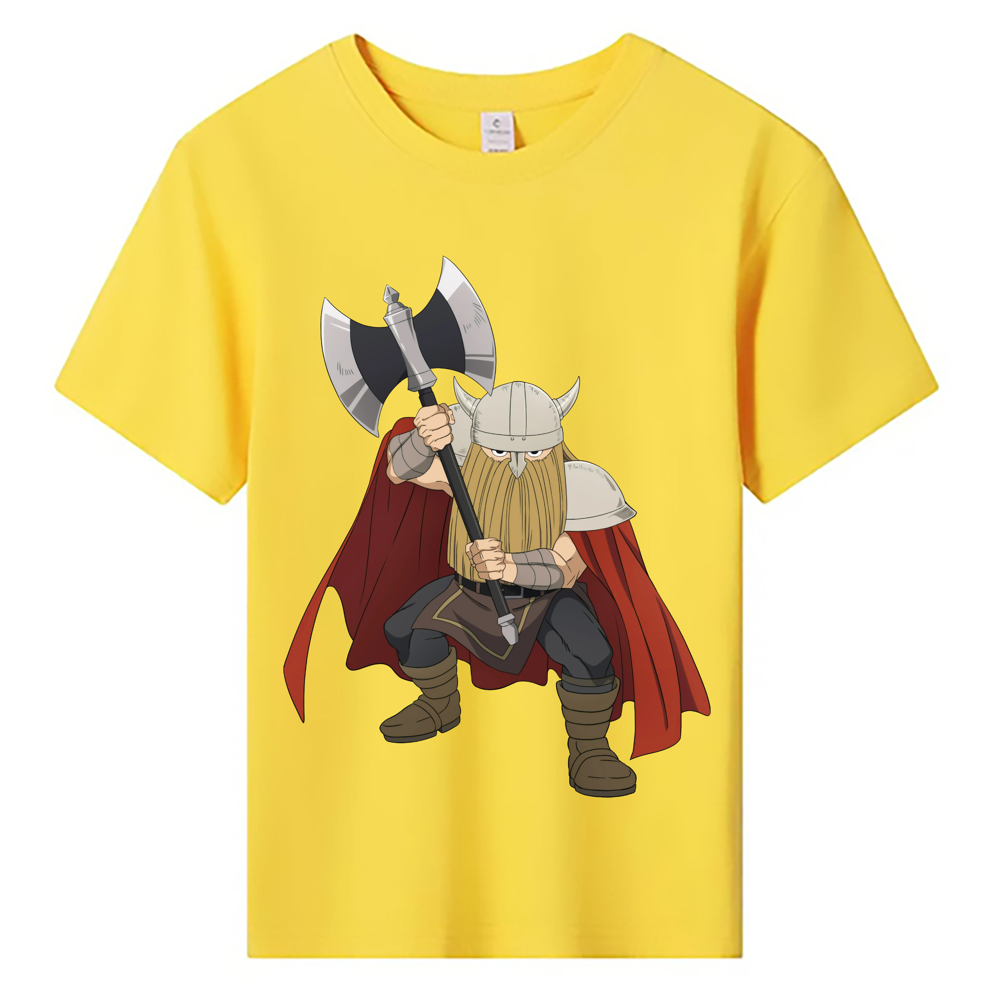 （画像用） 葬送のフリーレン Frieren 綿100％キッズTシャツ（フロントプリント）