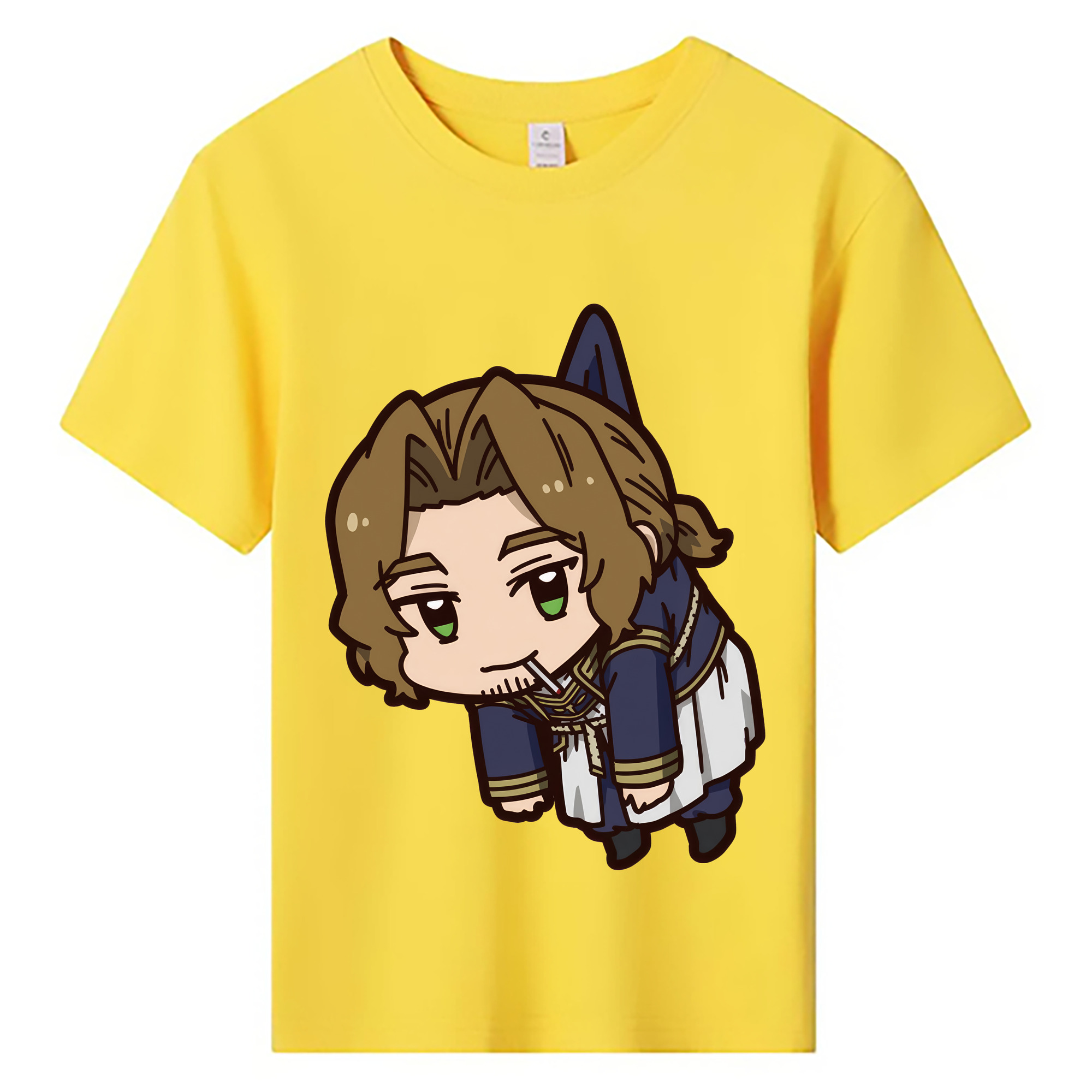 （画像用） 葬送のフリーレン Frieren 綿100％キッズTシャツ（フロントプリント）