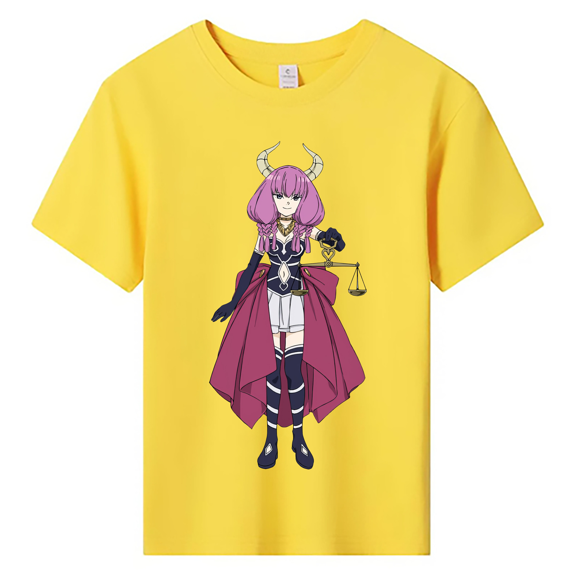 （画像用） 葬送のフリーレン Frieren 綿100％キッズTシャツ（フロントプリント）