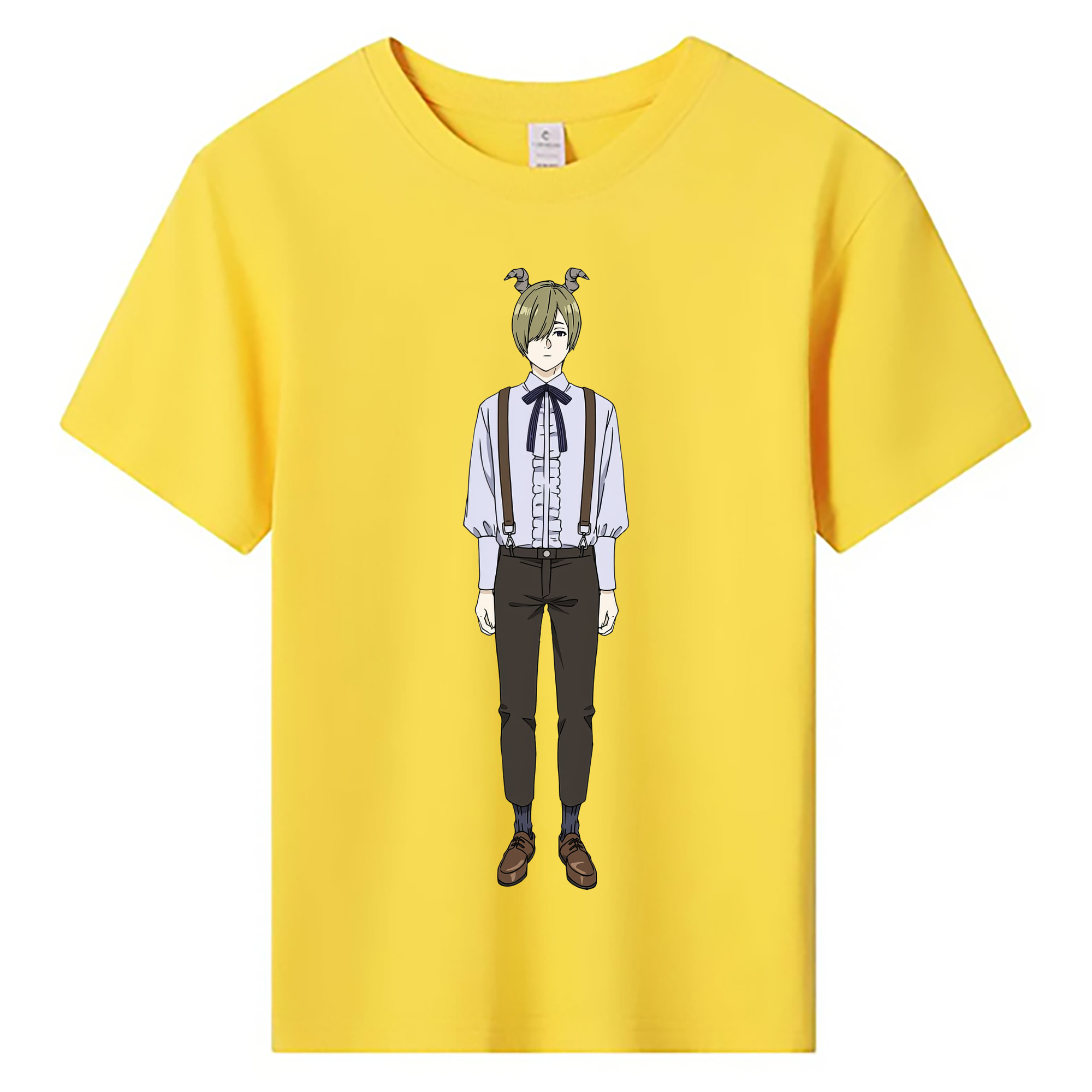 （画像用） 葬送のフリーレン Frieren 綿100％キッズTシャツ（フロントプリント）