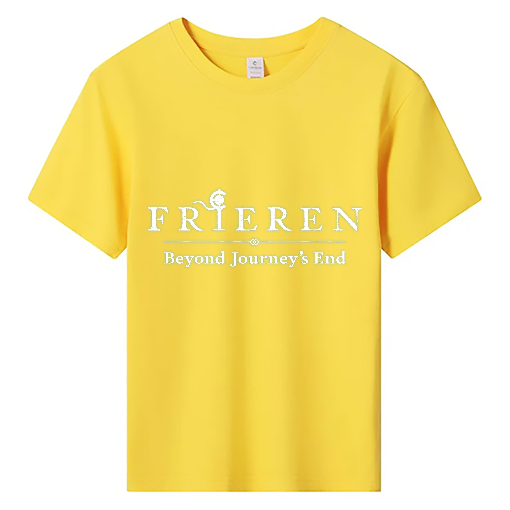 （画像用） 葬送のフリーレン Frieren 綿100％キッズTシャツ（フロントプリント）