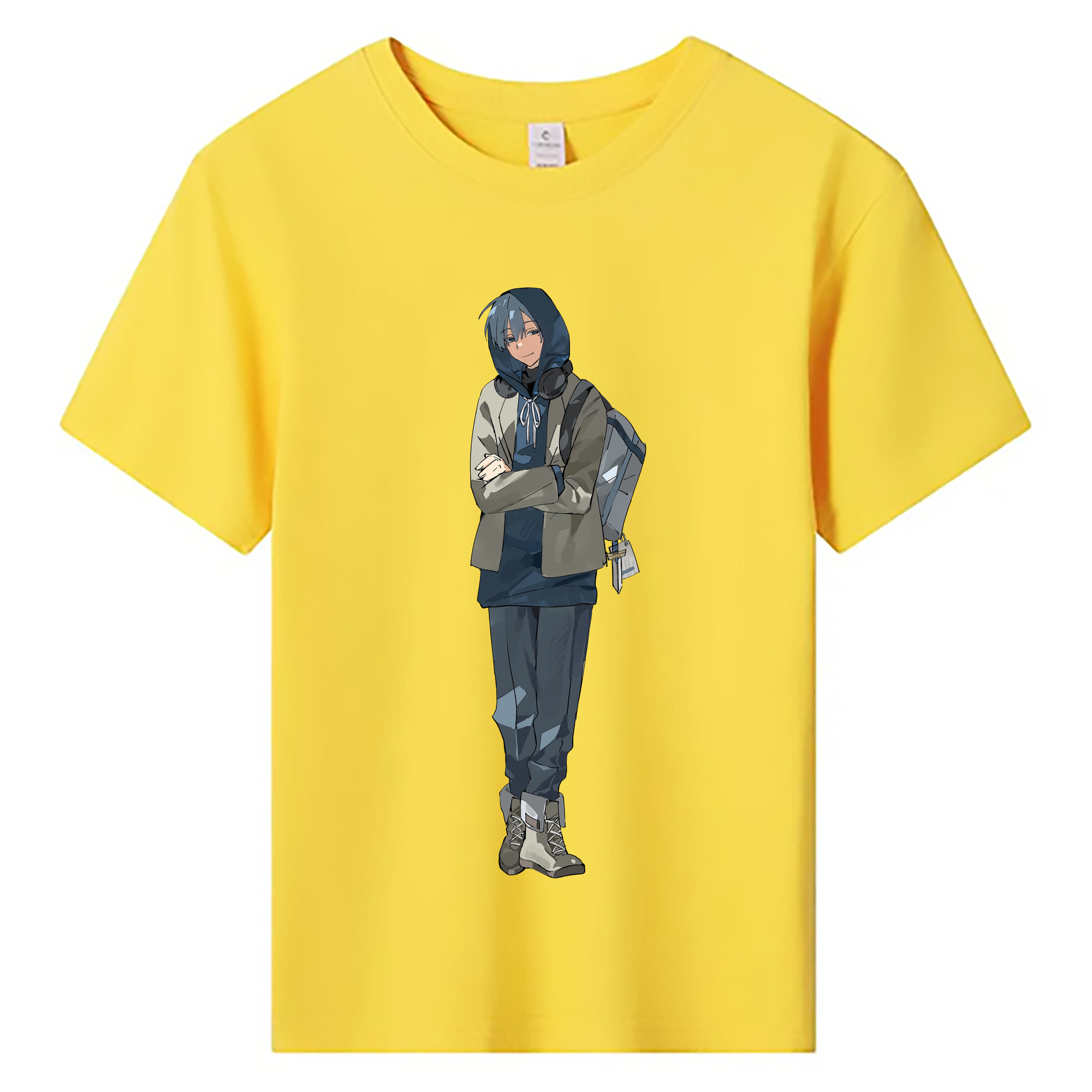（画像用） 葬送のフリーレン Frieren 綿100％キッズTシャツ（フロントプリント）