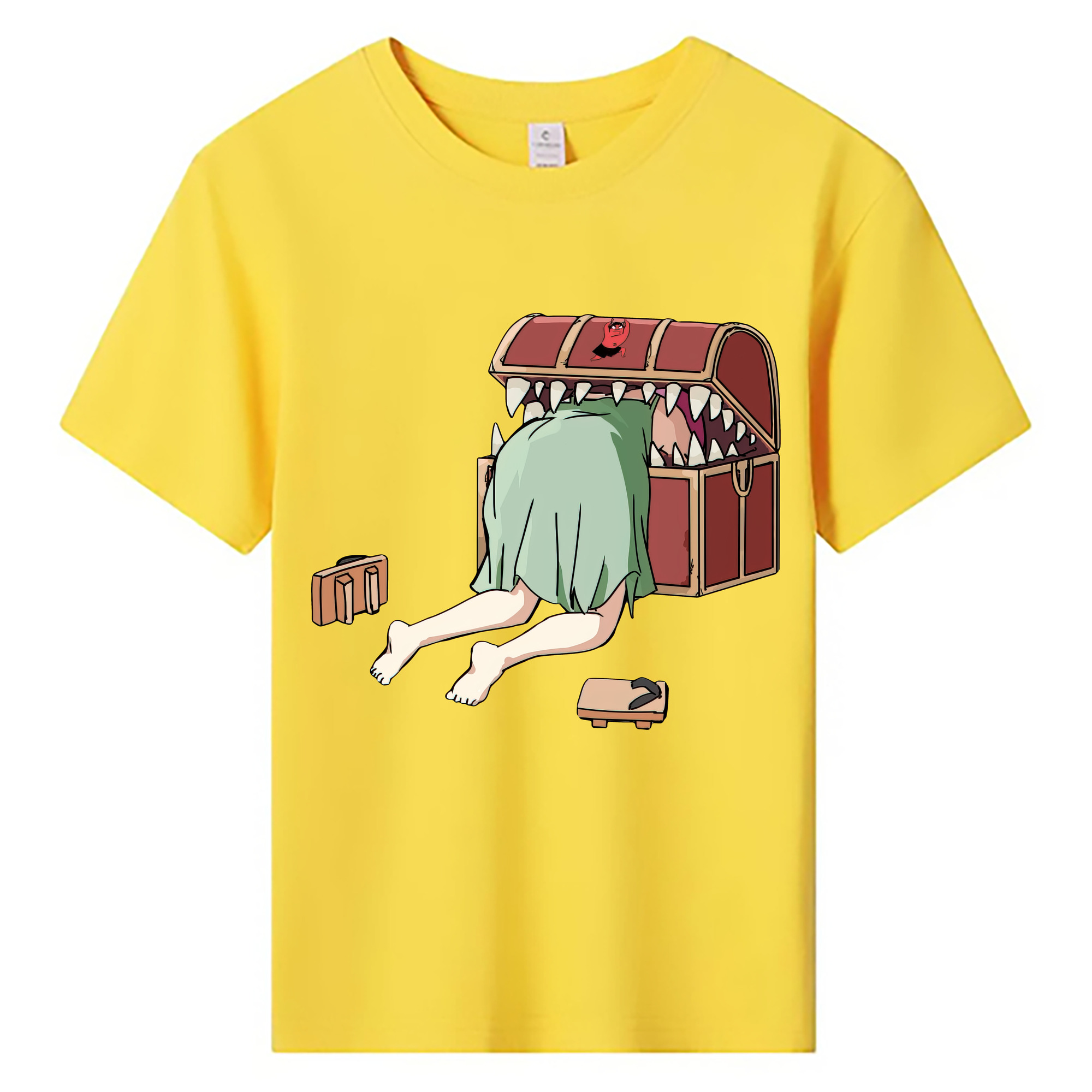 （画像用） 葬送のフリーレン Frieren 綿100％キッズTシャツ（フロントプリント）