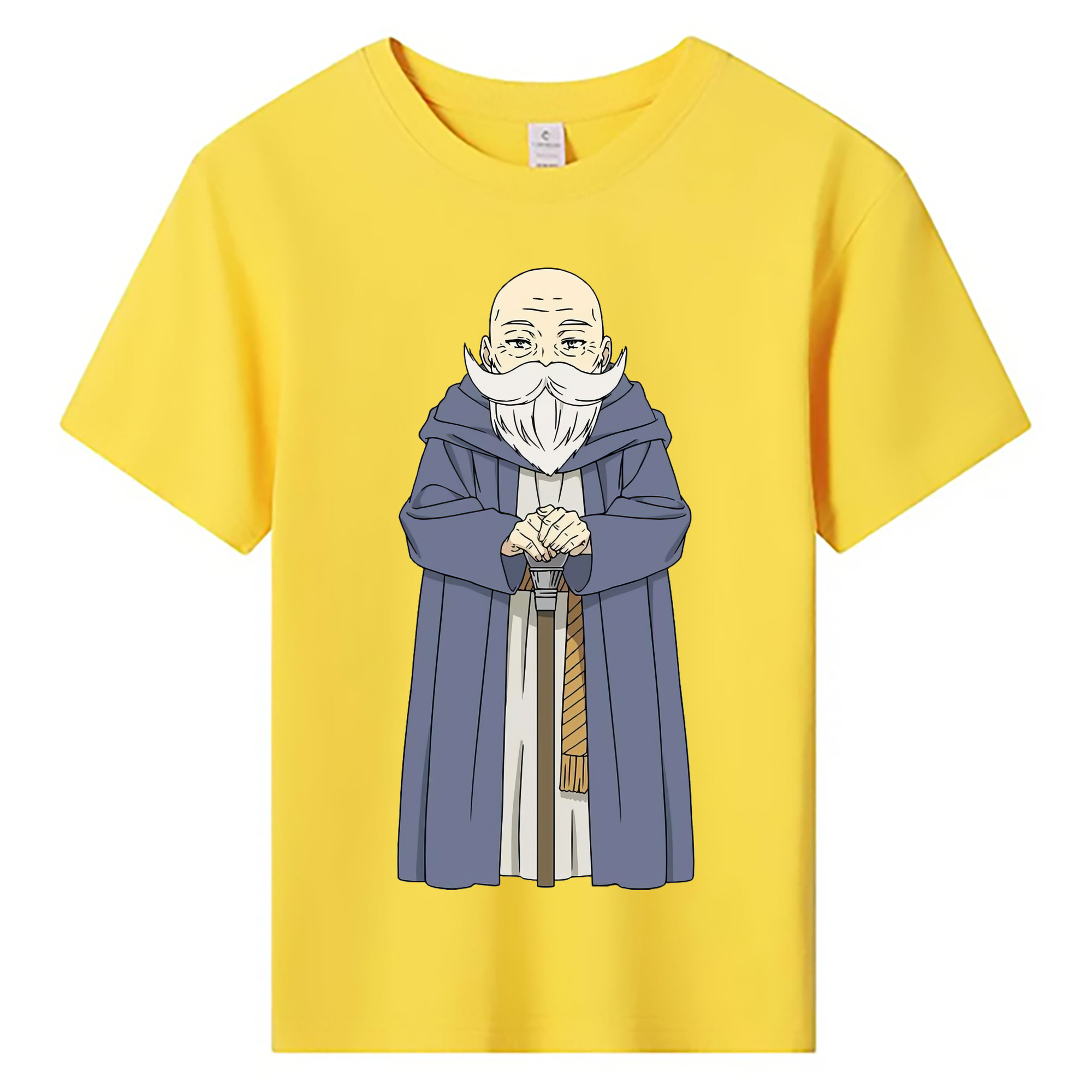 （画像用） 葬送のフリーレン Frieren 綿100％キッズTシャツ（フロントプリント）