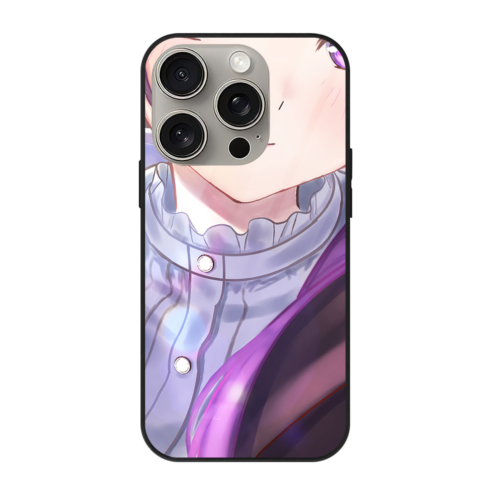 （画像用） 葬送のフリーレン Frieren 【iPhone15Pro対応】スマホケース 耐衝撃＆黄変防止 背面ガラス