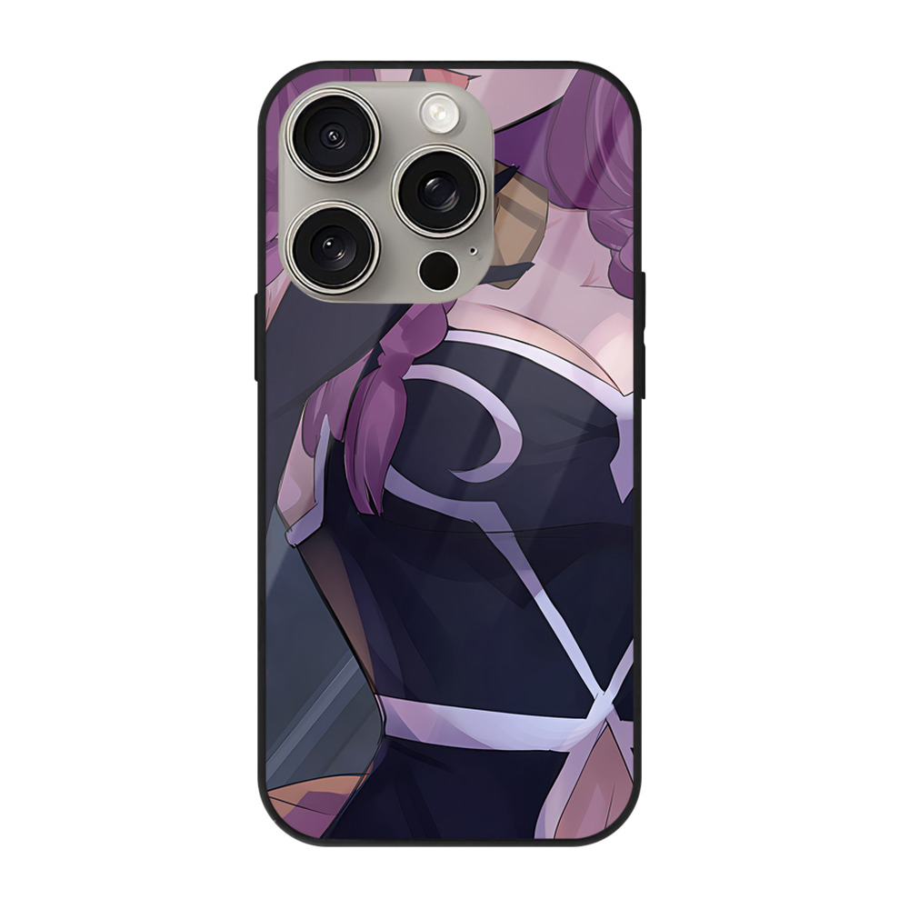 （画像用） 葬送のフリーレン Frieren 【iPhone15Pro対応】スマホケース 耐衝撃＆黄変防止 背面ガラス