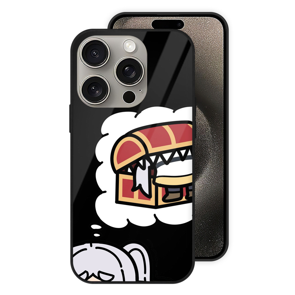 （画像用） 葬送のフリーレン Frieren 【iPhone15Pro対応】スマホケース 耐衝撃＆黄変防止 背面ガラス