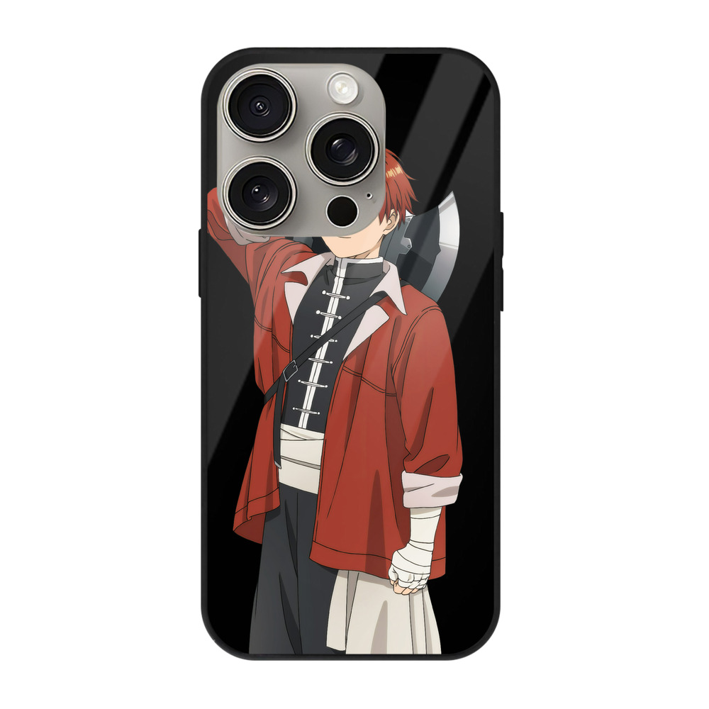 （画像用） 葬送のフリーレン Frieren 【iPhone15Pro対応】スマホケース 耐衝撃＆黄変防止 背面ガラス
